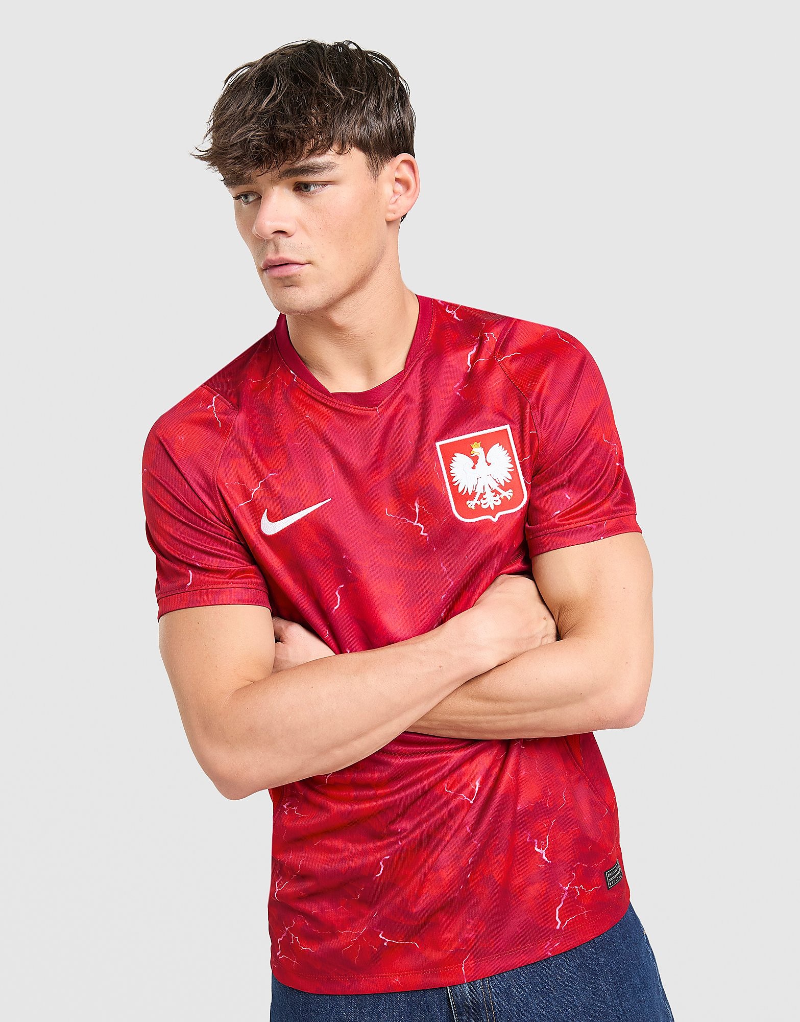 Mens Poland 2026 Away Shirt - Rosso, rosso rosso Uomo taglia XL