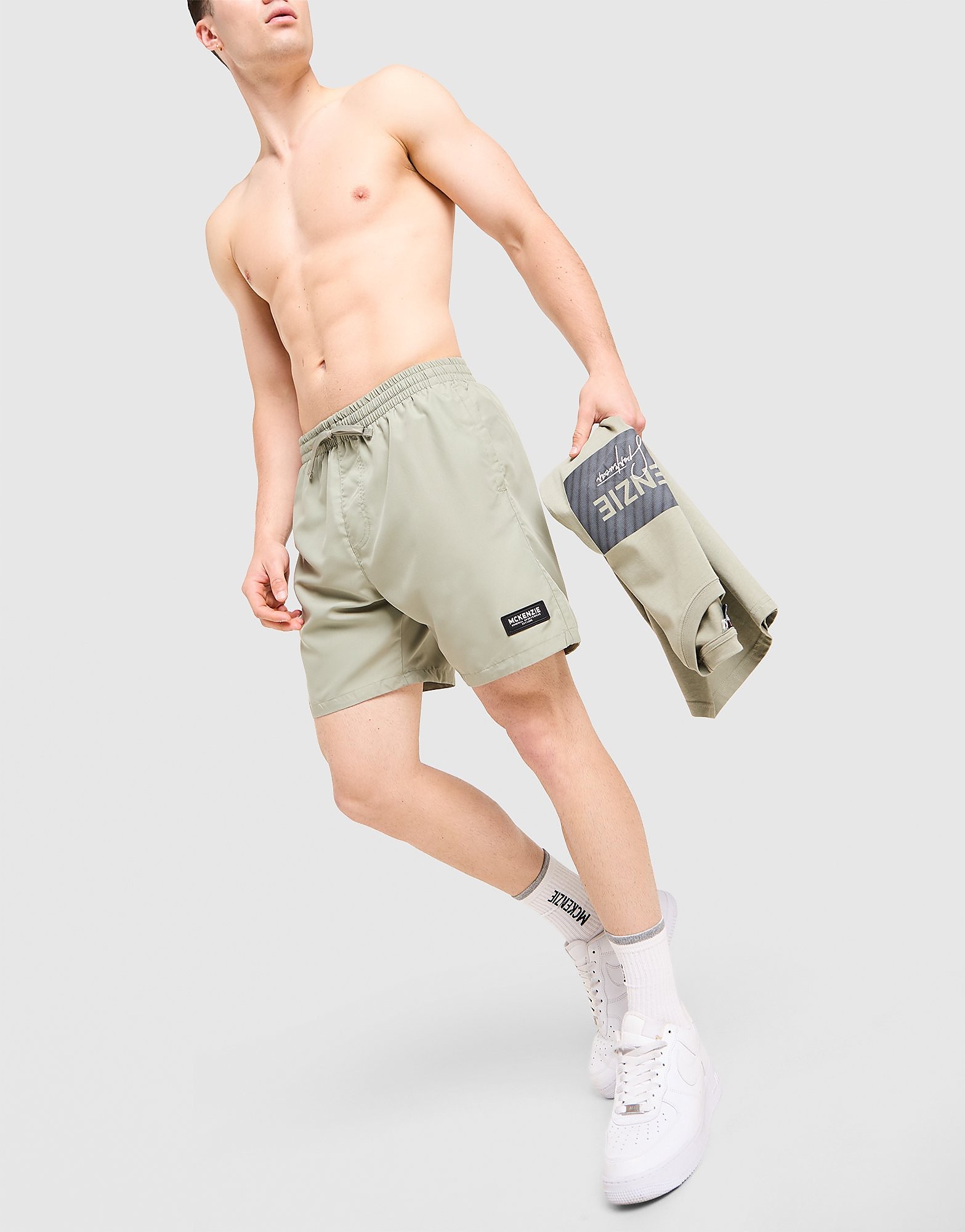 Rocco Swim Shorts - Herren, Grün - male - Size: XS