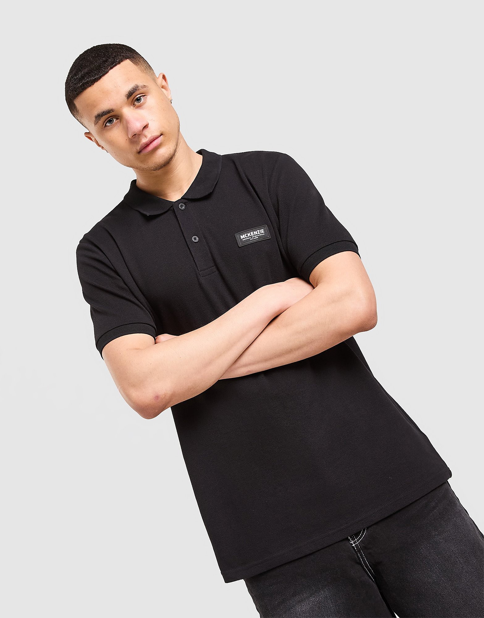 Rocco Polo Shirt - Herren, Schwarz - male - Size: XXL