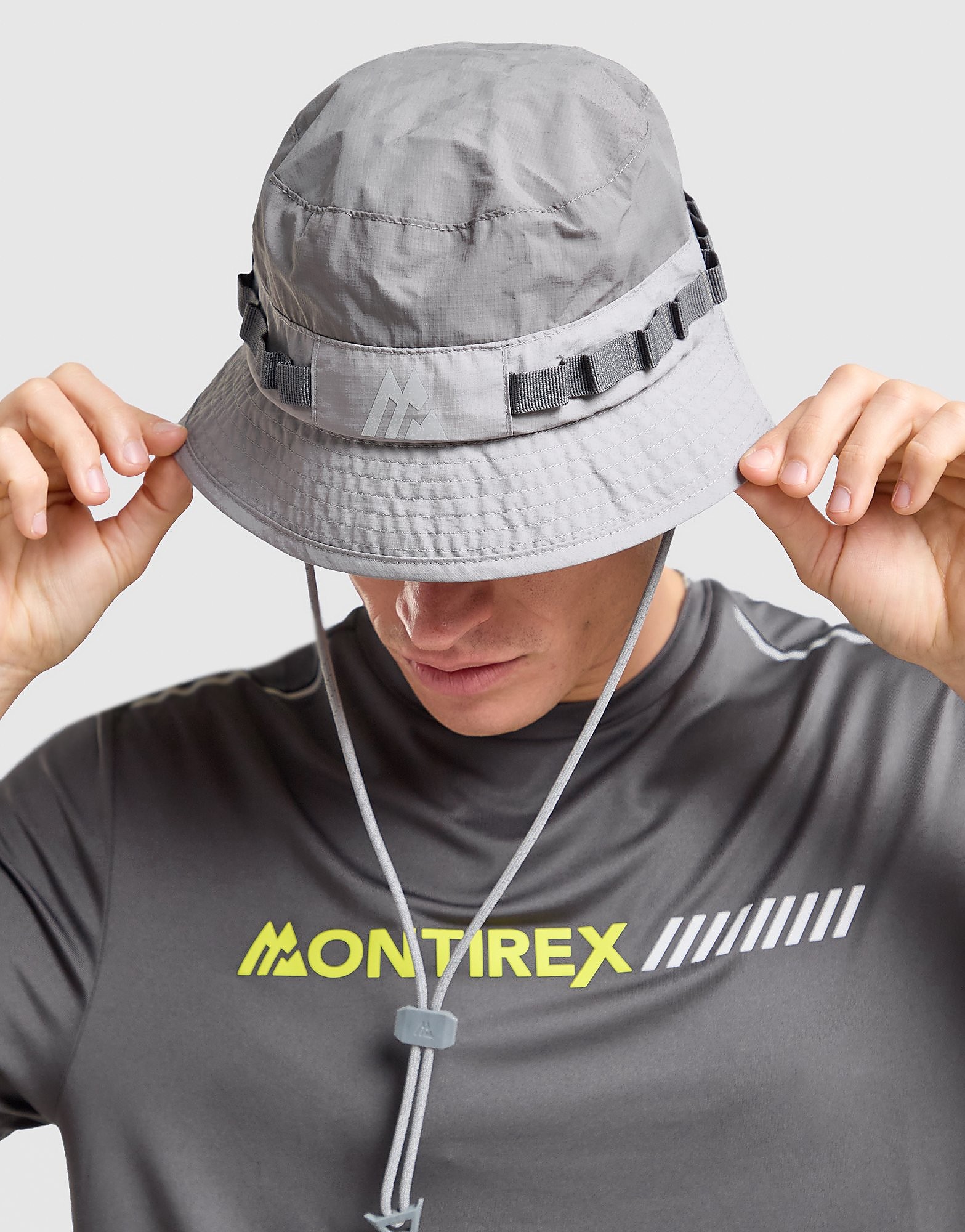 Womens Bucket Hat Tech - Grigio, grigio grigio Donna taglia One Size