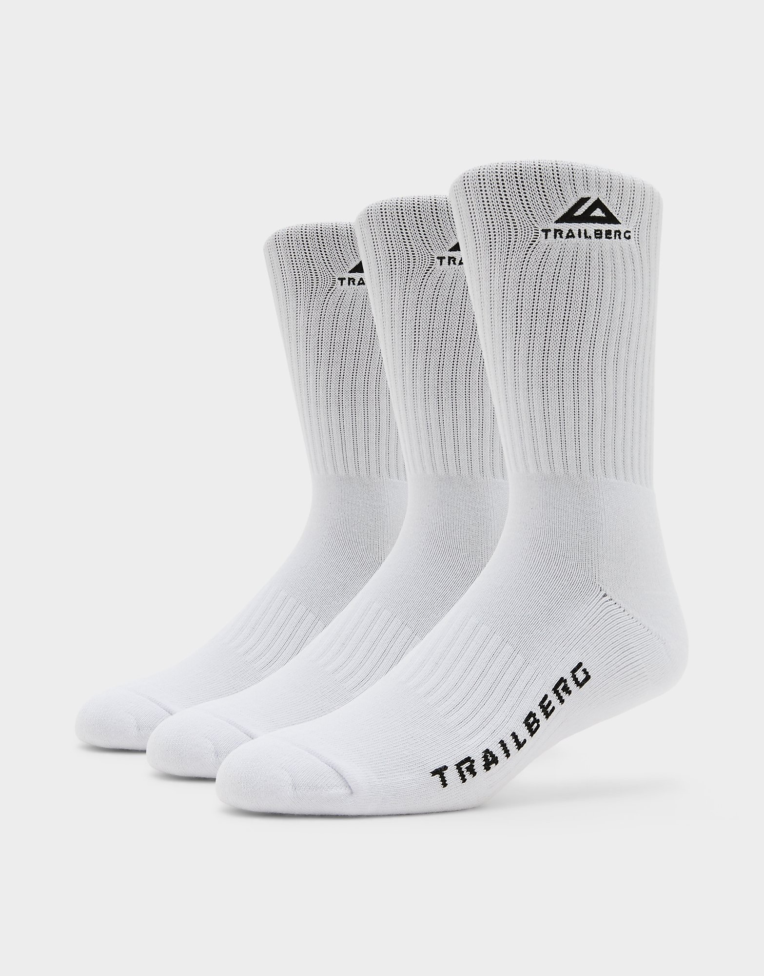 Edgebound 3-Pack Crew Socks - Herren, Weiss - male - Size: 5-8UK