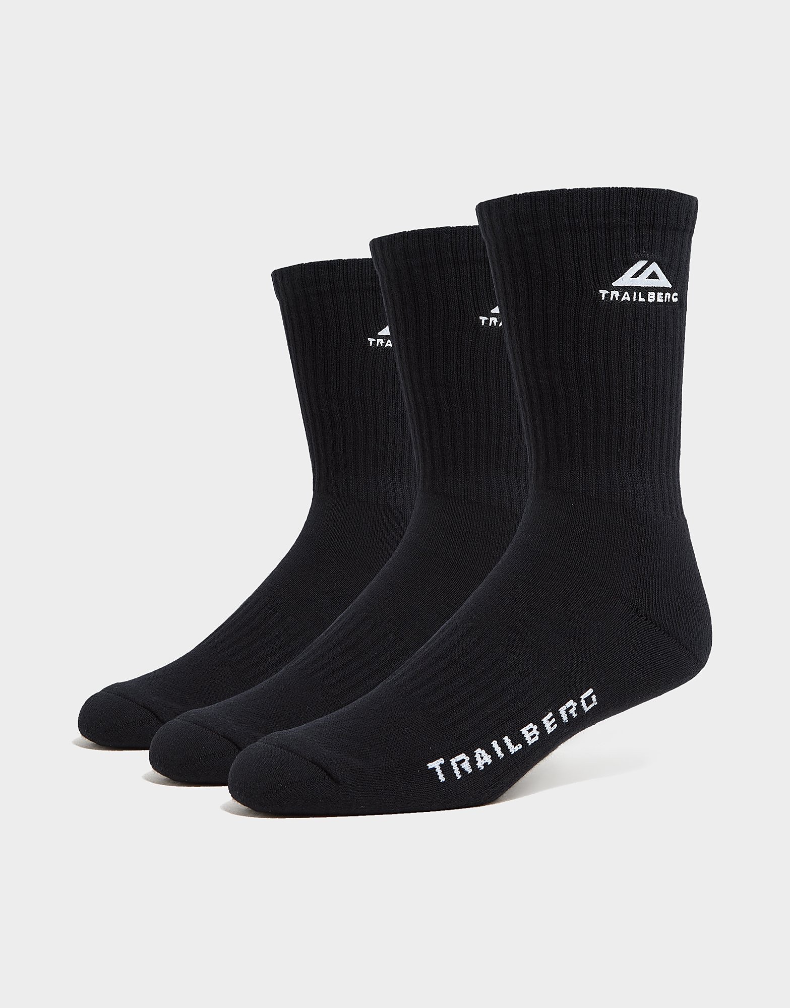 Edgebound 3-Pack Crew Socks - Herren, Schwarz - male - Size: 8-11