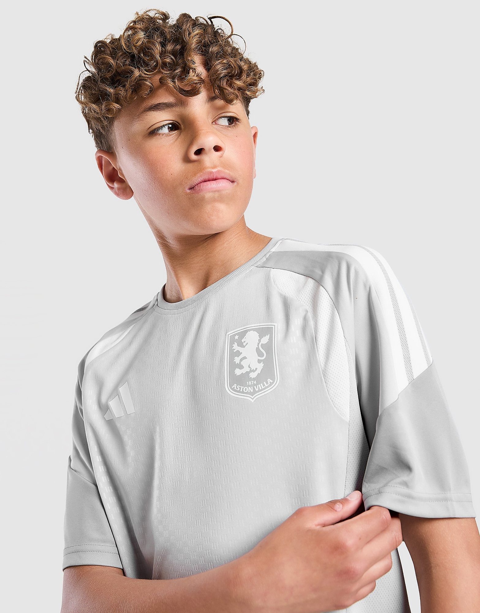 Aston Villa FC Tiro 26 Training Shirt Junior, Grau - unisex - Size: 15-16Y