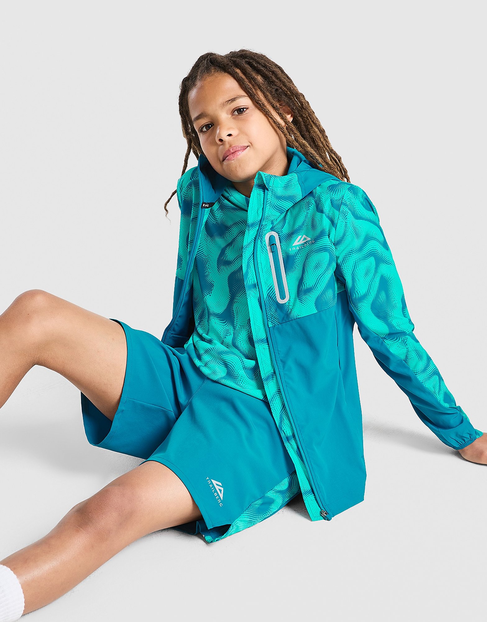 Kinetic Festival Windbreaker Jacket Junior - Blu, blu blu Bambino taglia XL