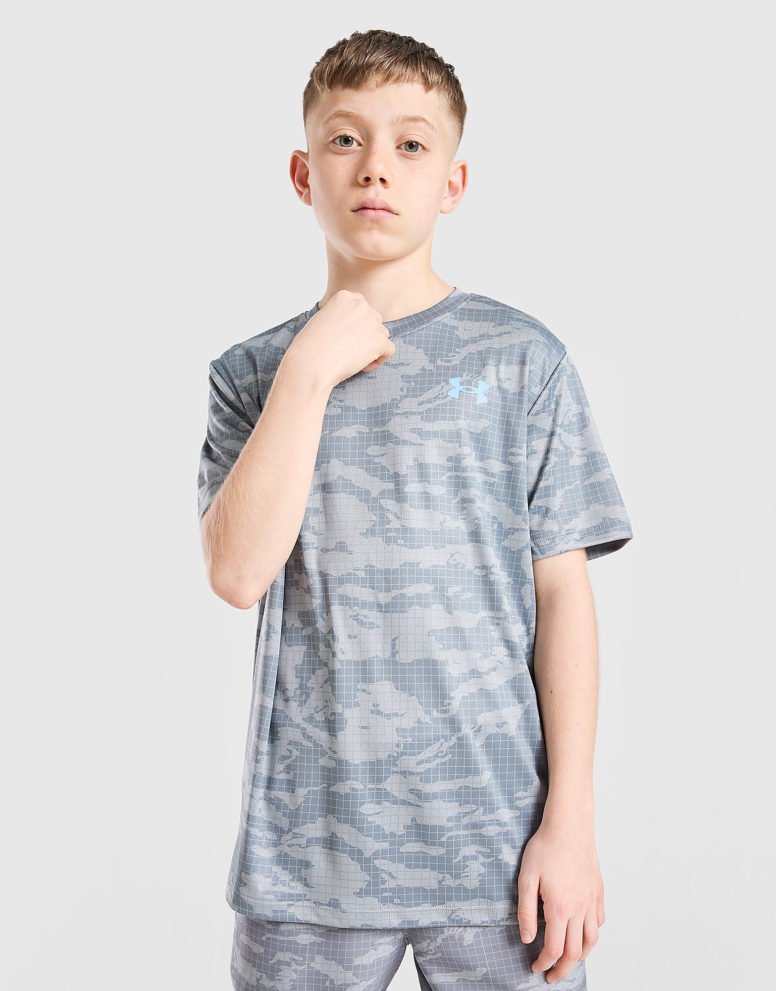 Under Armour Camo All Over Print T Shirt Junior