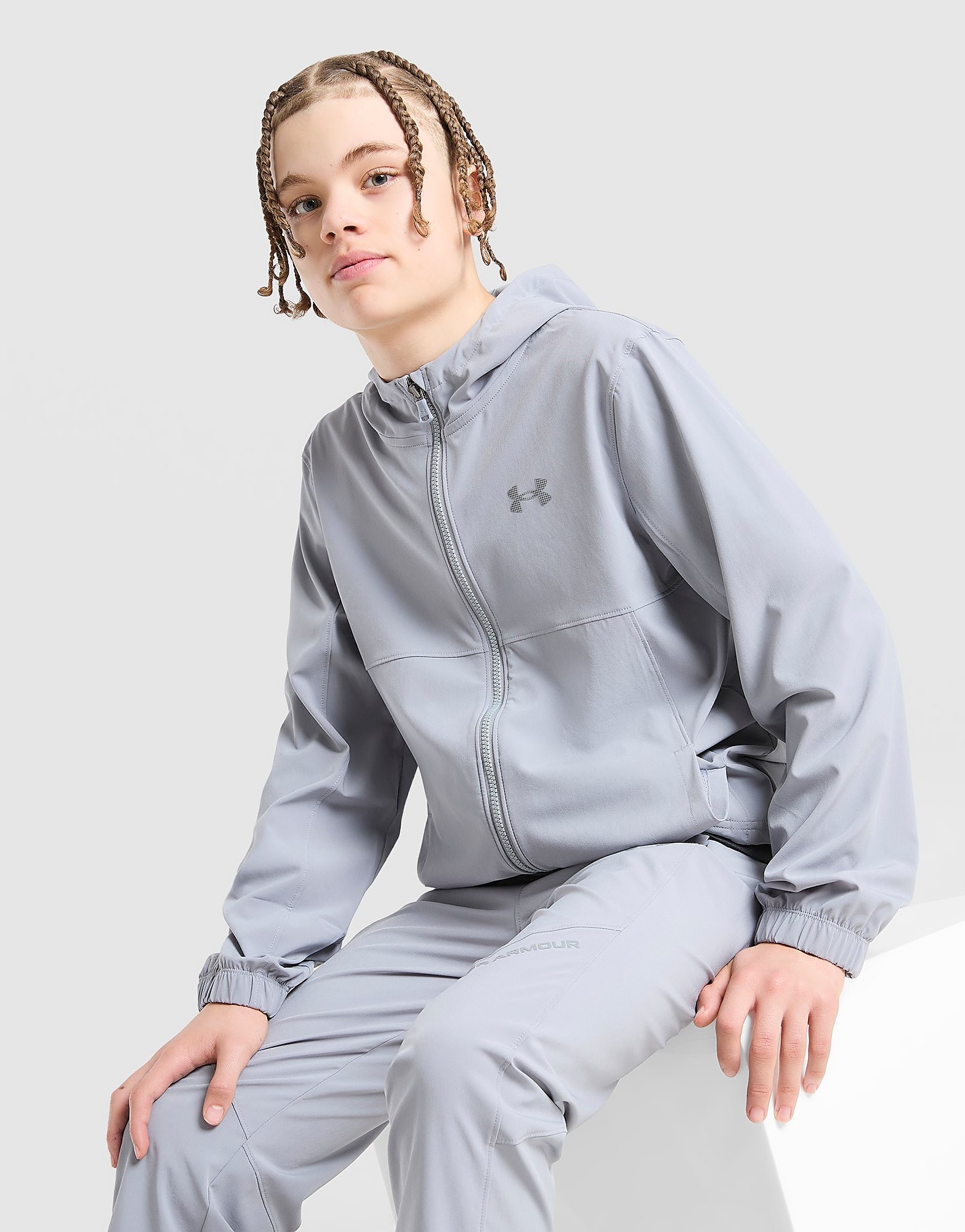 Under Armour Veste Tech Hybrid Woven Junior - vue 1