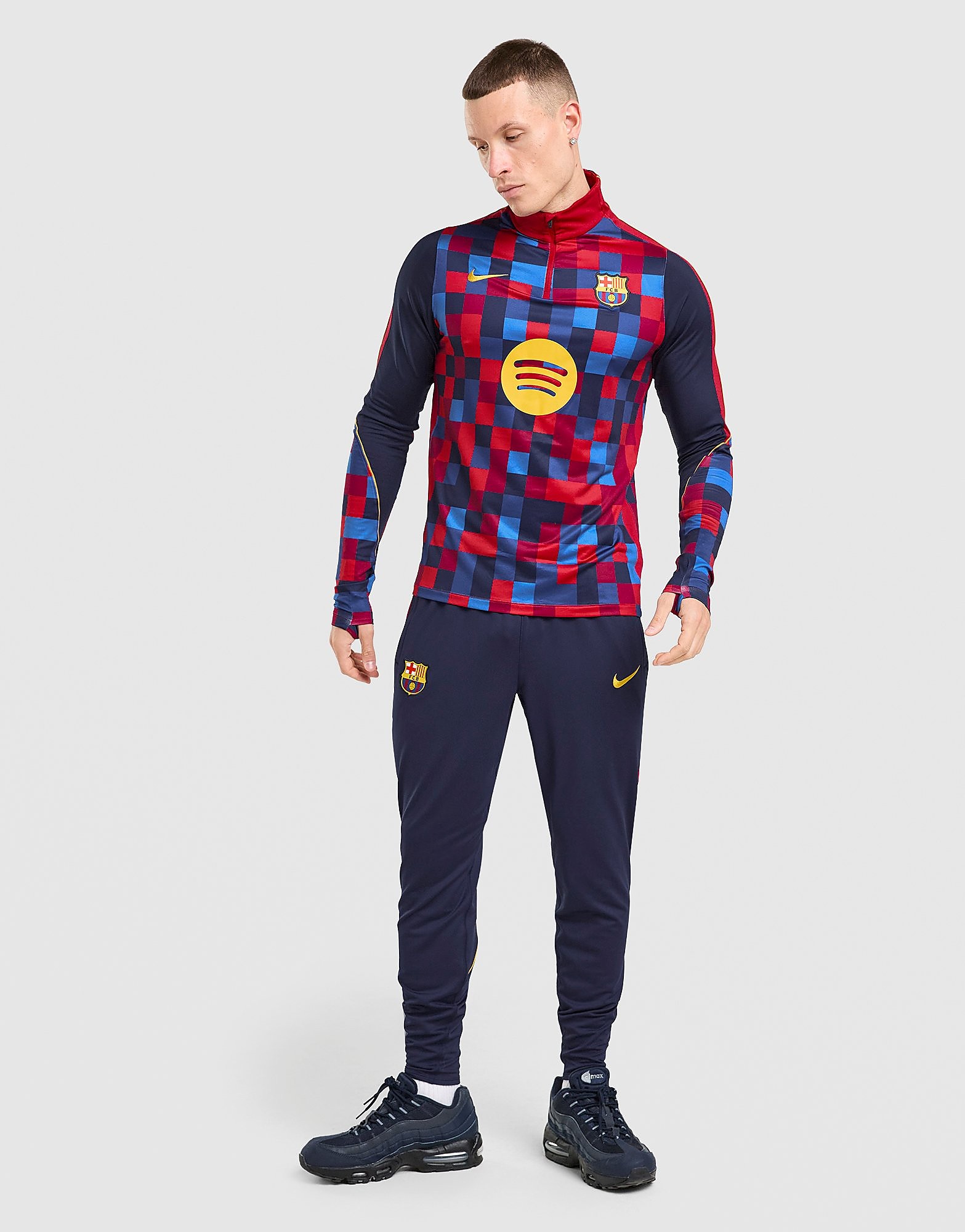 Mens Pantaloni Strike FC Barcellona - Blu, blu blu Uomo taglia M