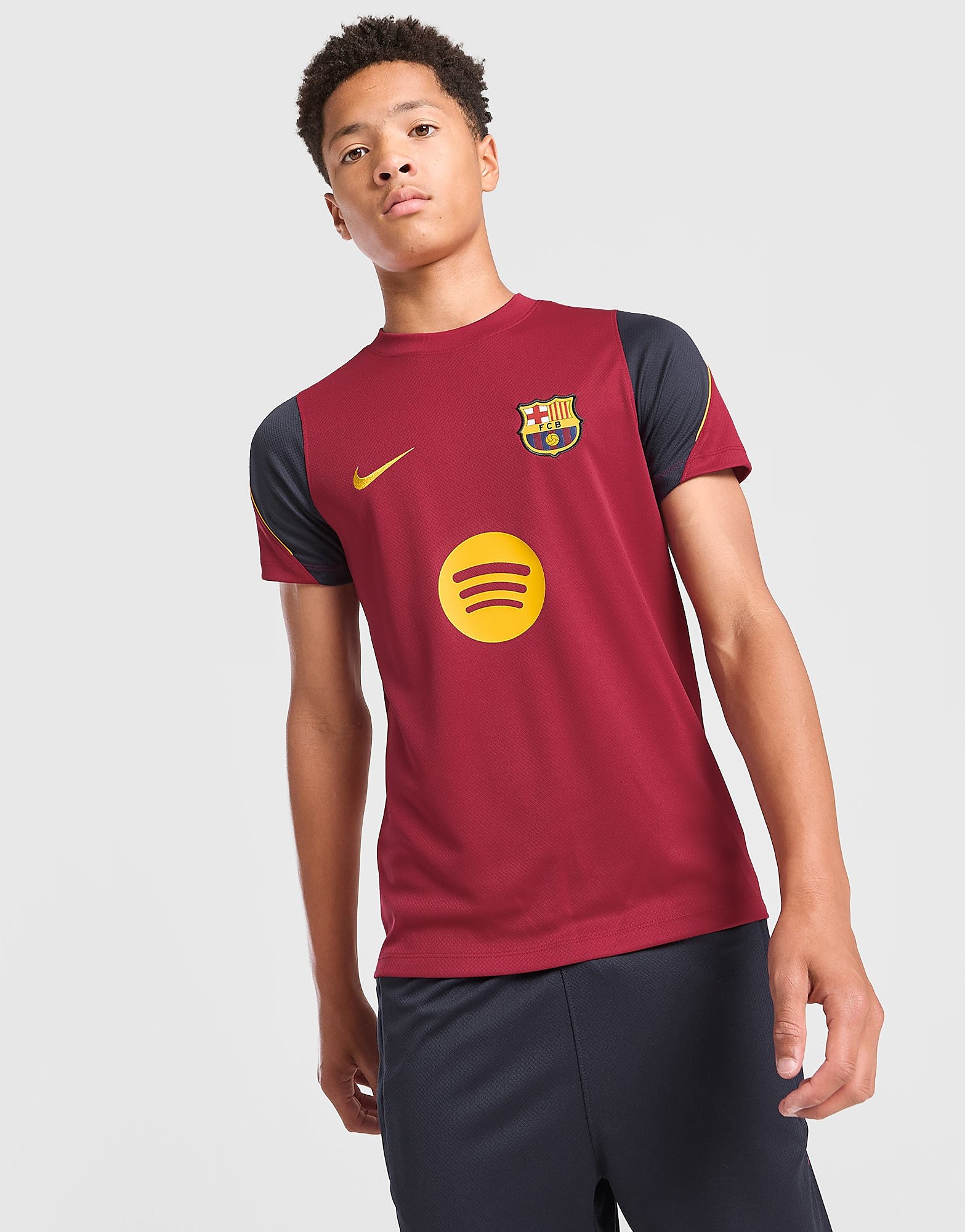 Nike Fc Barcelona Strike T-Shirt Junior, Rood