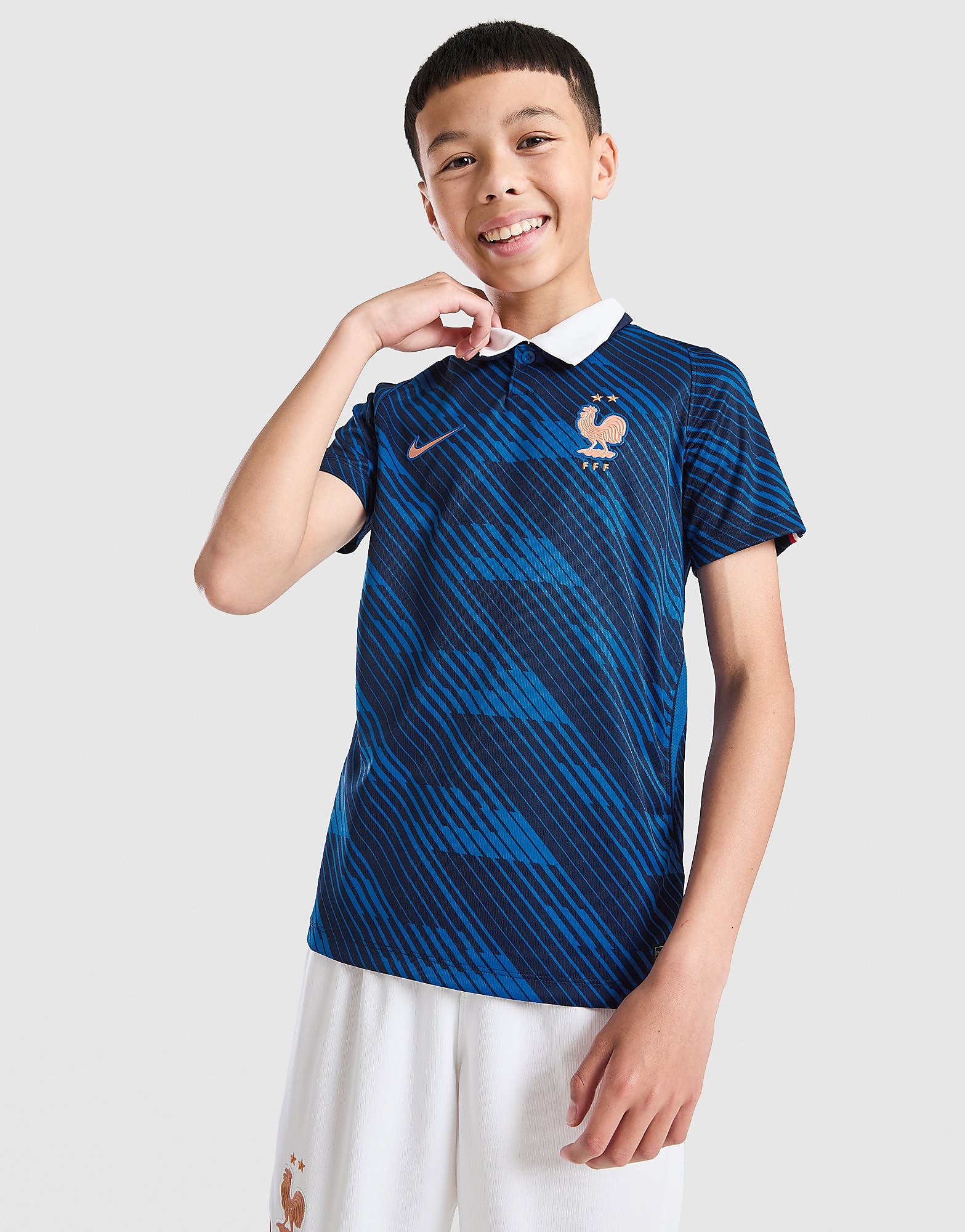 Prima Maglia Francia 2026 Junior - Blu, blu blu Bambino taglia 8-10Y