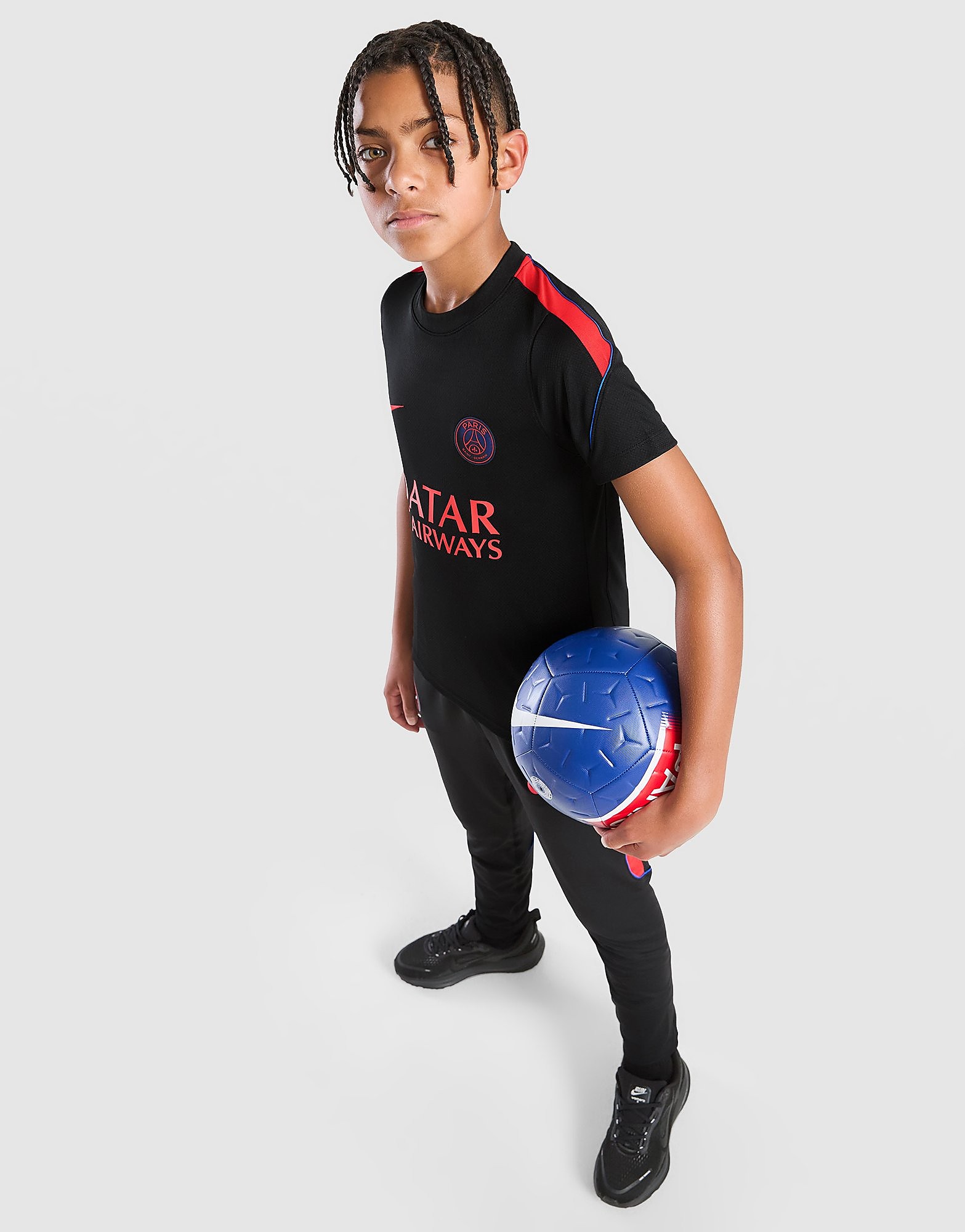 Jordan Paris Saint Germain Strike Shirt Junior, Zwart
