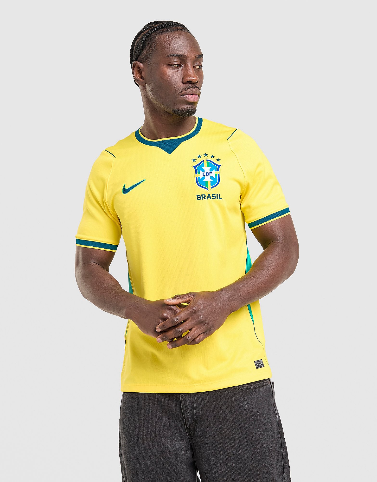 Nike Brazil 2026 Home Shirt Jaune Jaune - vue 1