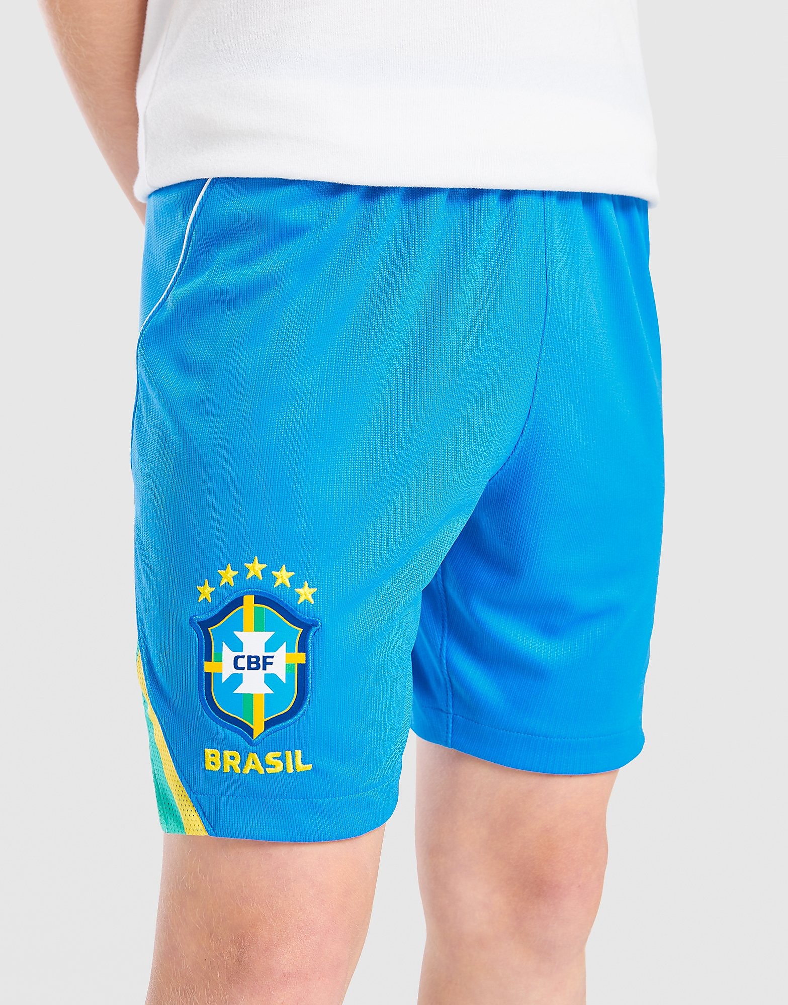 Nike Brazil 2026 Home Shorts Junior - Blu, Blu