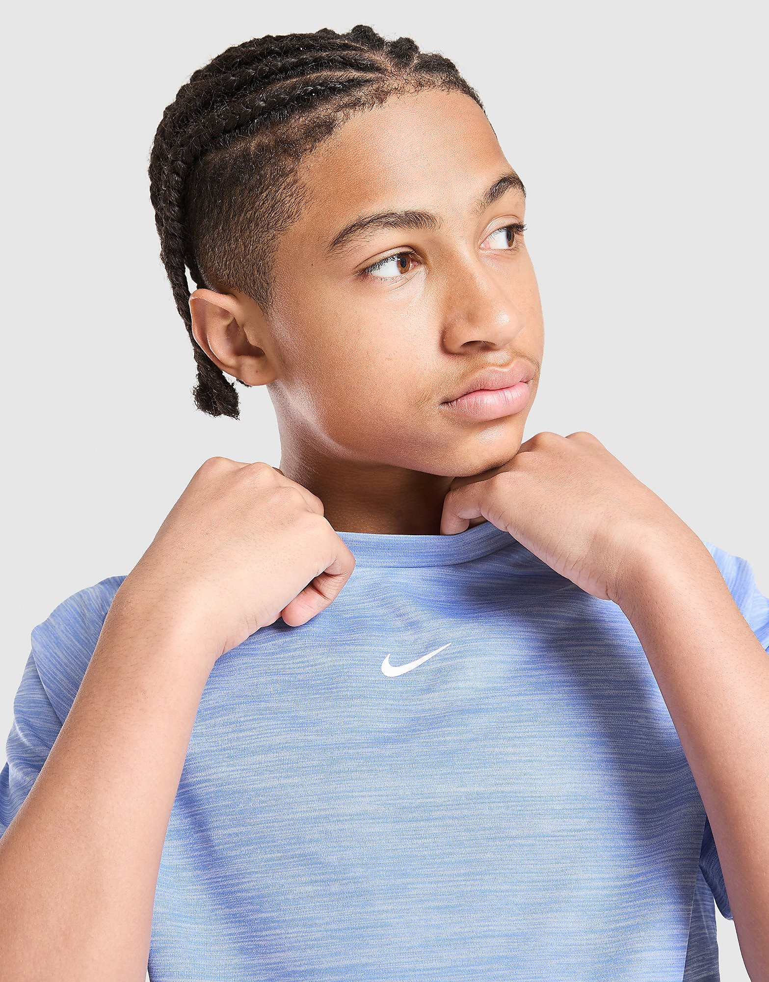 Nike Unisex Blå T-Shirt Junior, 12-13Y