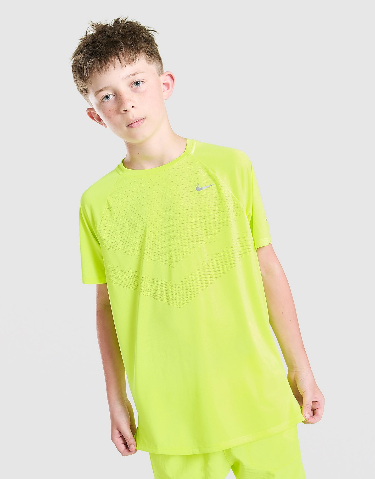 Stride T-Shirt Junior - Giallo, giallo giallo Bambino taglia 7-8Y