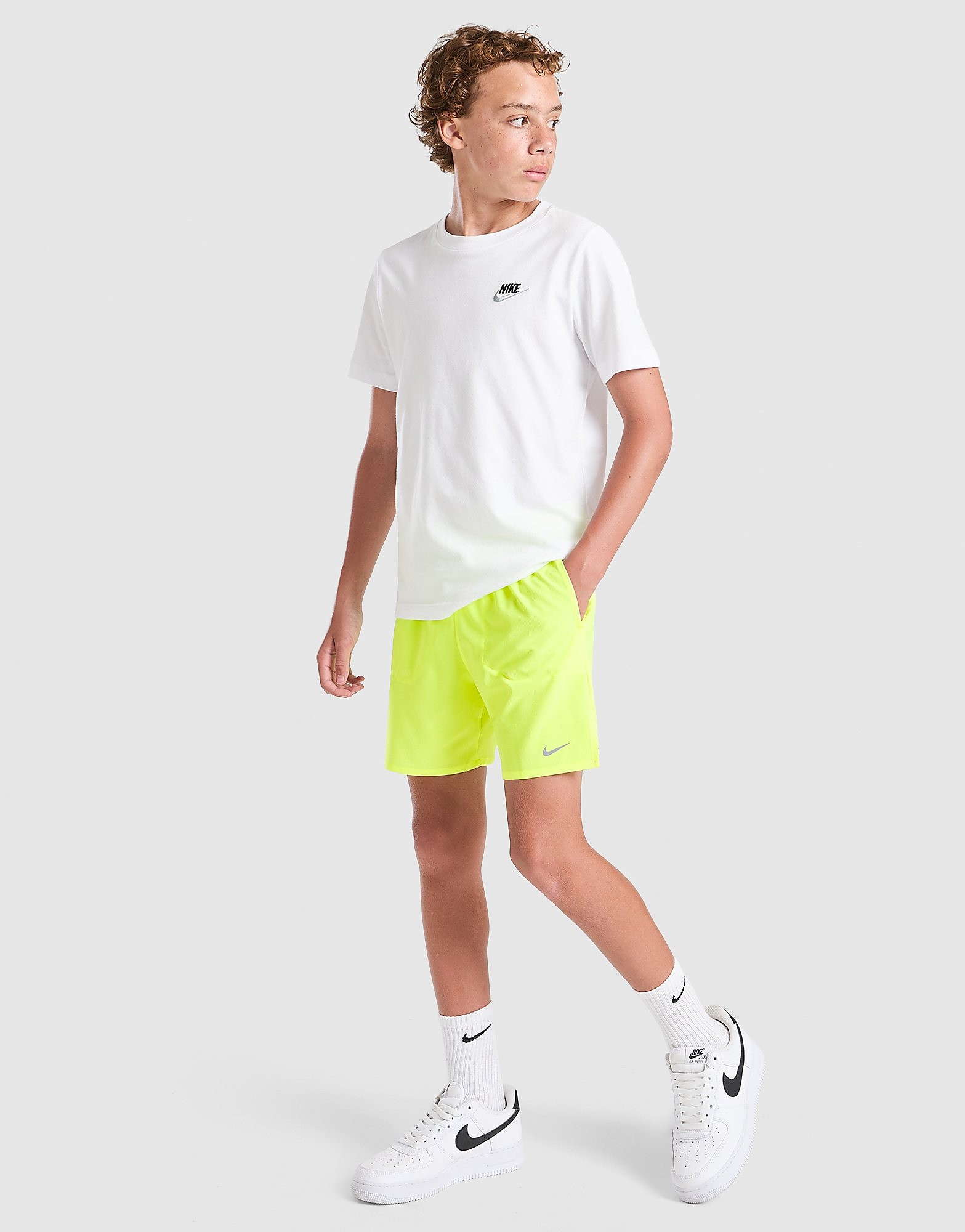 Stride Dri-FIT Shorts Junior, Gelb