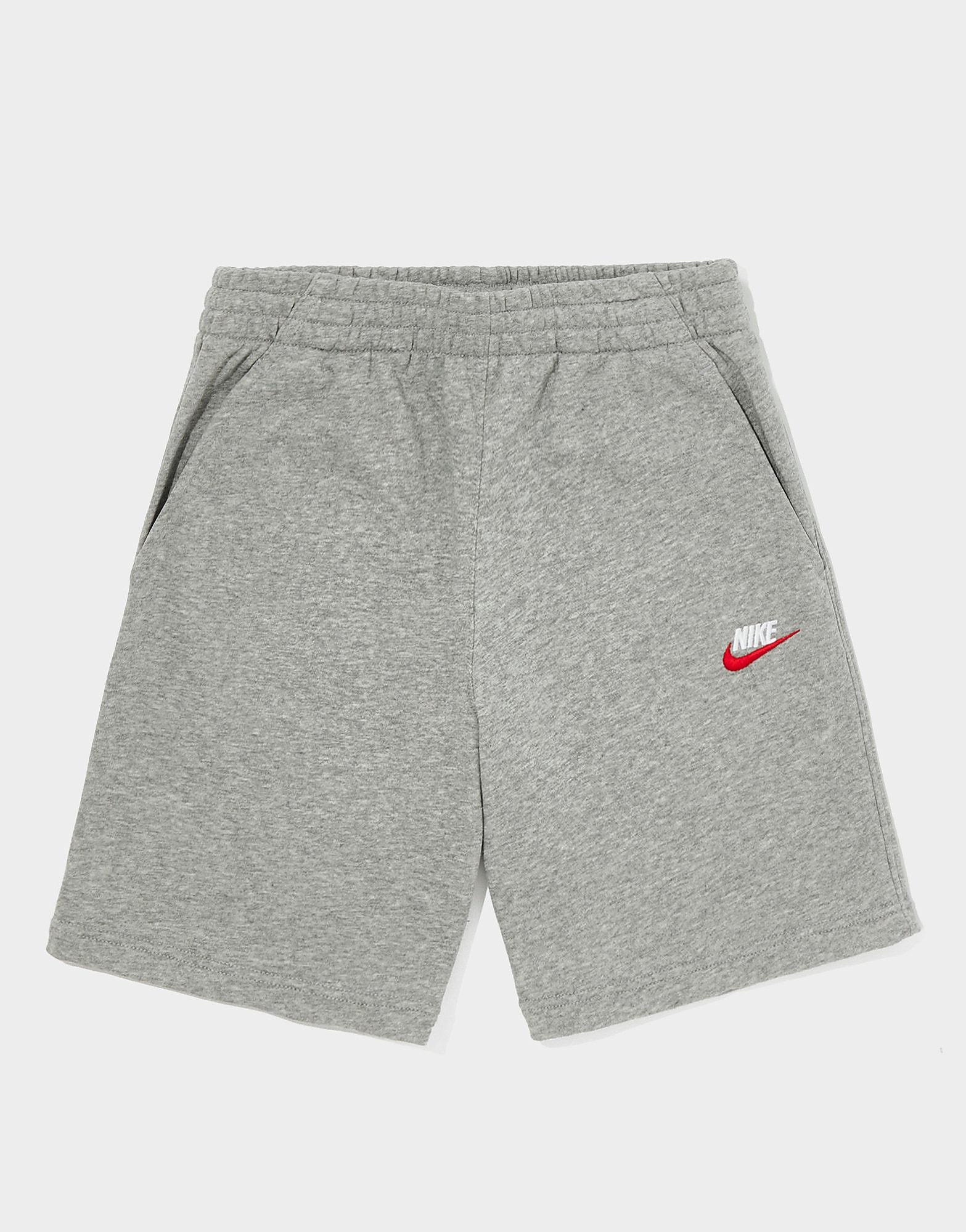 Nike Pantaloncino Club Fleece Junior, Grigio