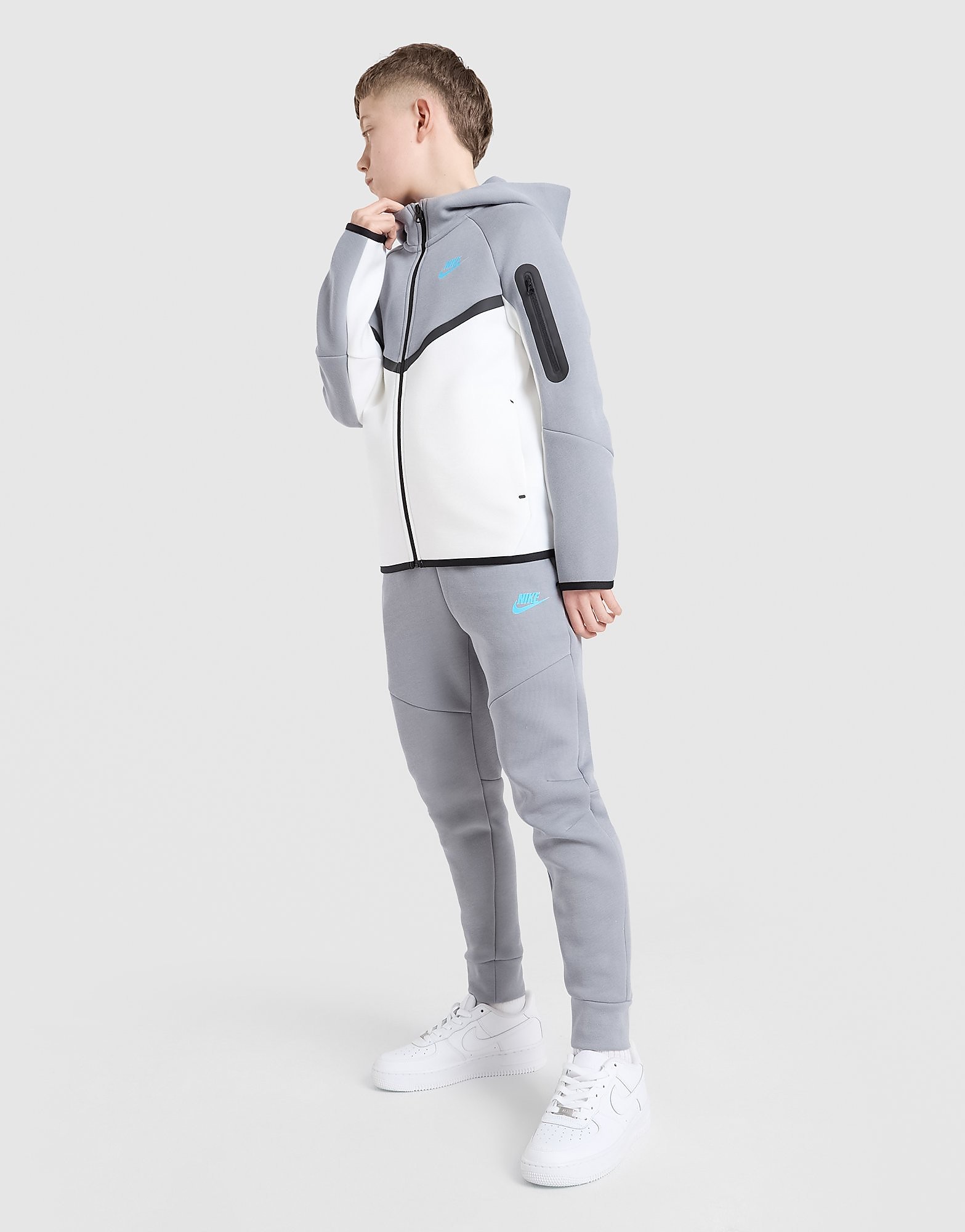 Nike Pantaloni Della Tuta Tech Fleece Junior, Grigio