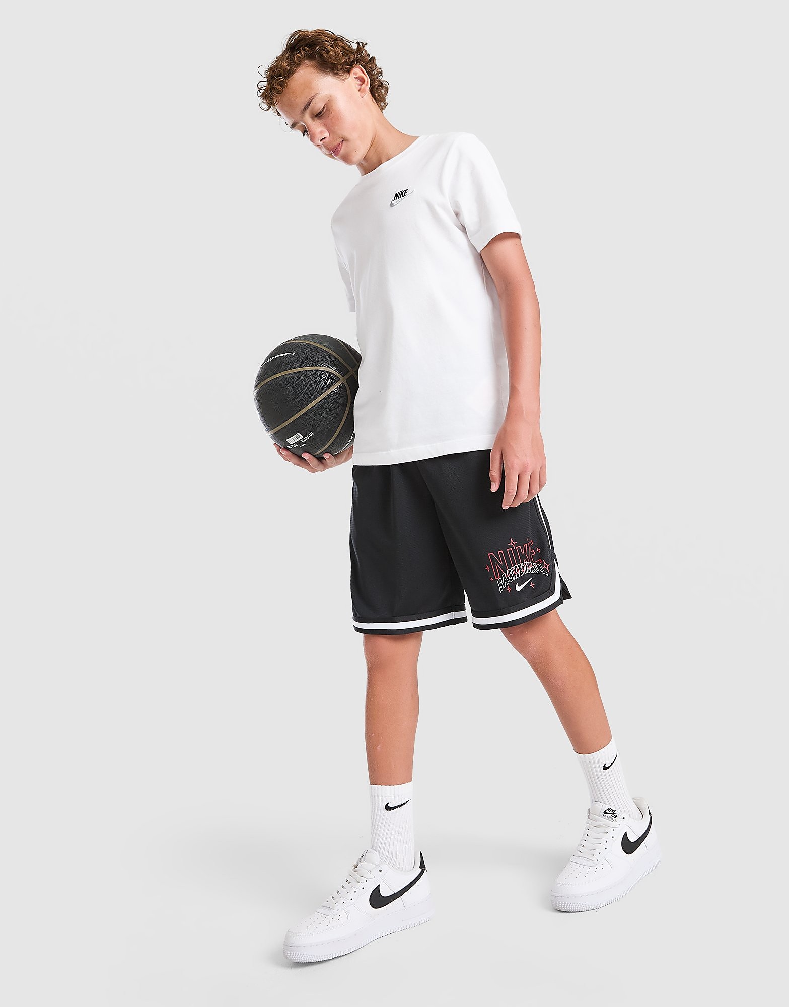 Basketball Reversible Shorts Junior, Schwarz - unisex - Size: 12-13Y