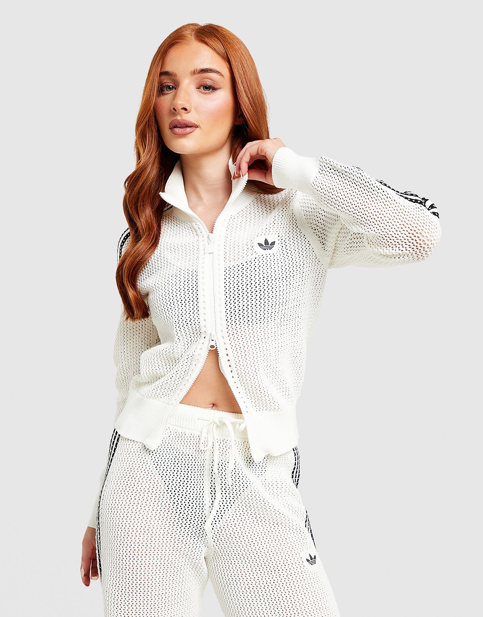 adidas Originals VESTE DE SURVÊTEMENT KNITTED CROCHET FIREBIRD