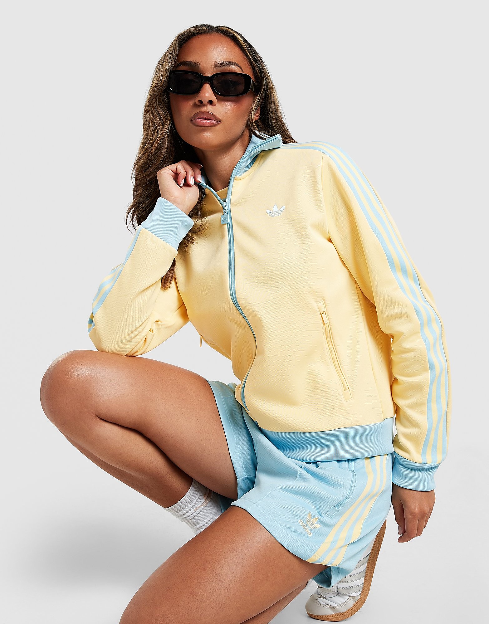 adidas Originals Veste de survêtement Classic - Orange, Orange