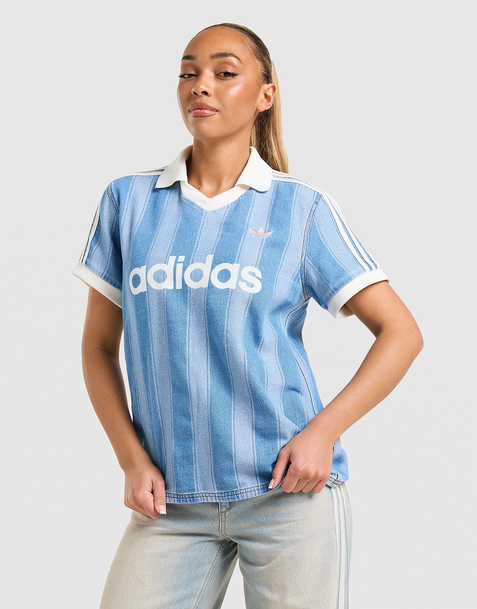 adidas Originals 3 Stripes Football T Shirt