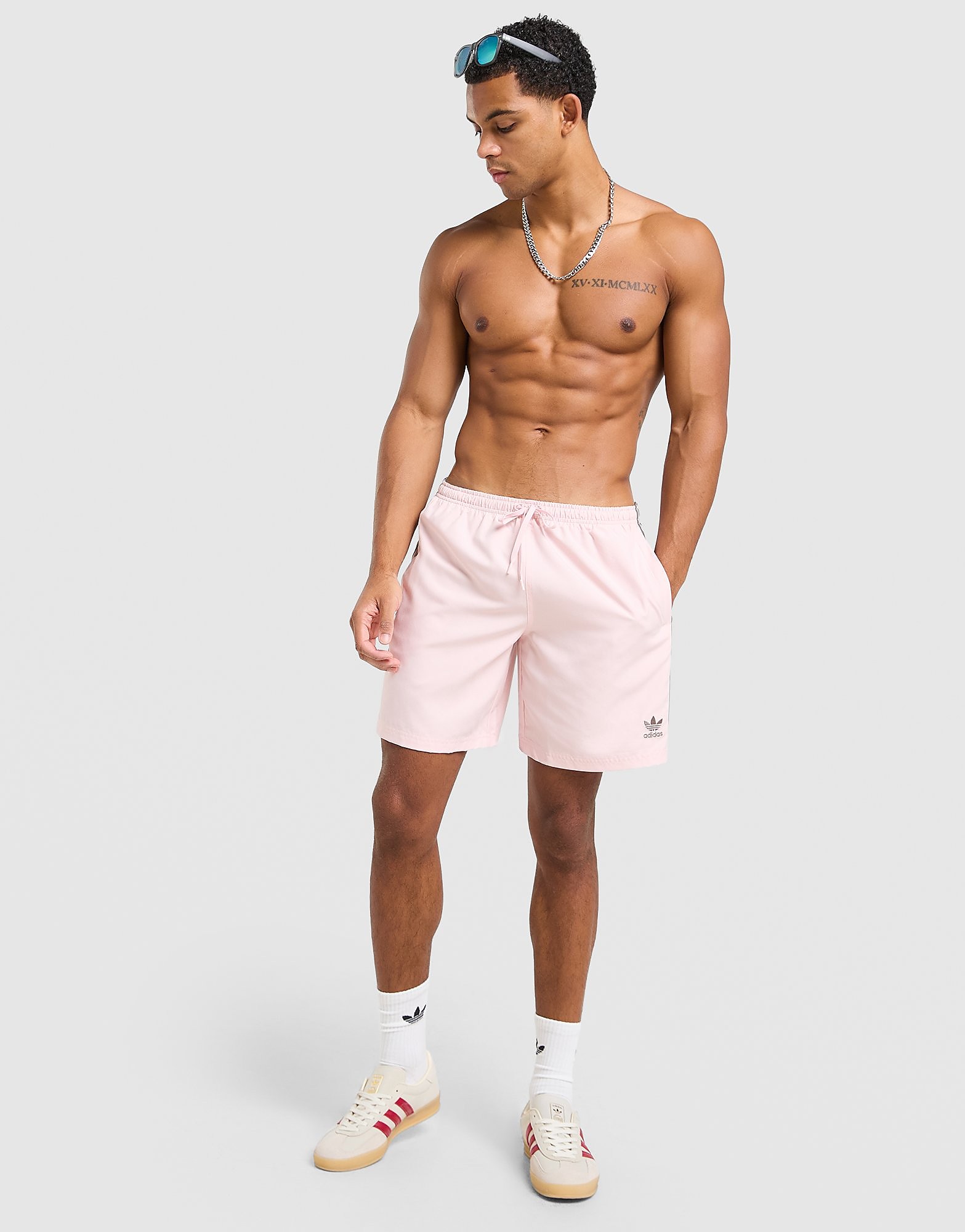 adidas Originals Short de bain 3 Stripes - vue 1