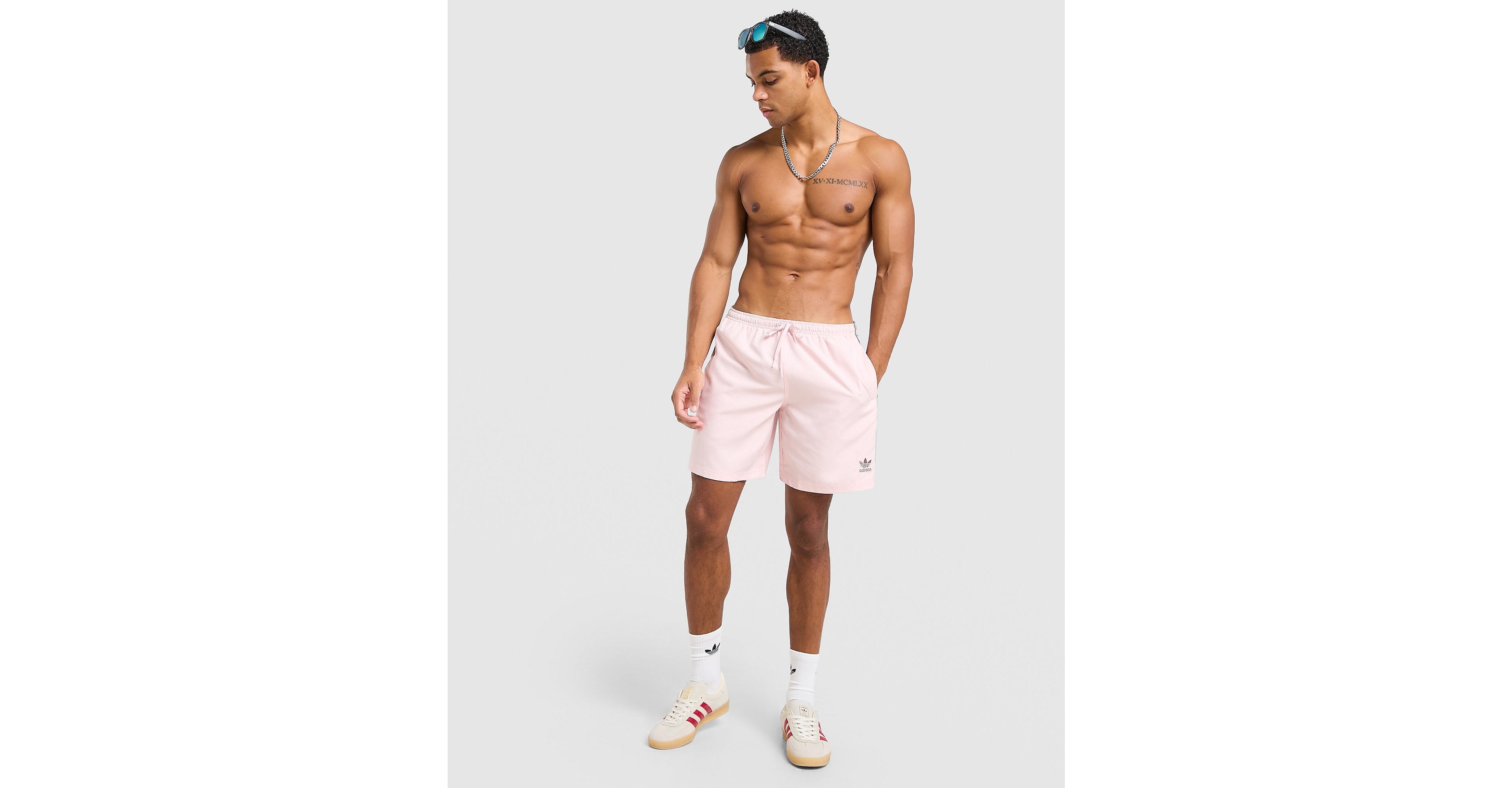 3-Stripes 8" Swim Shorts