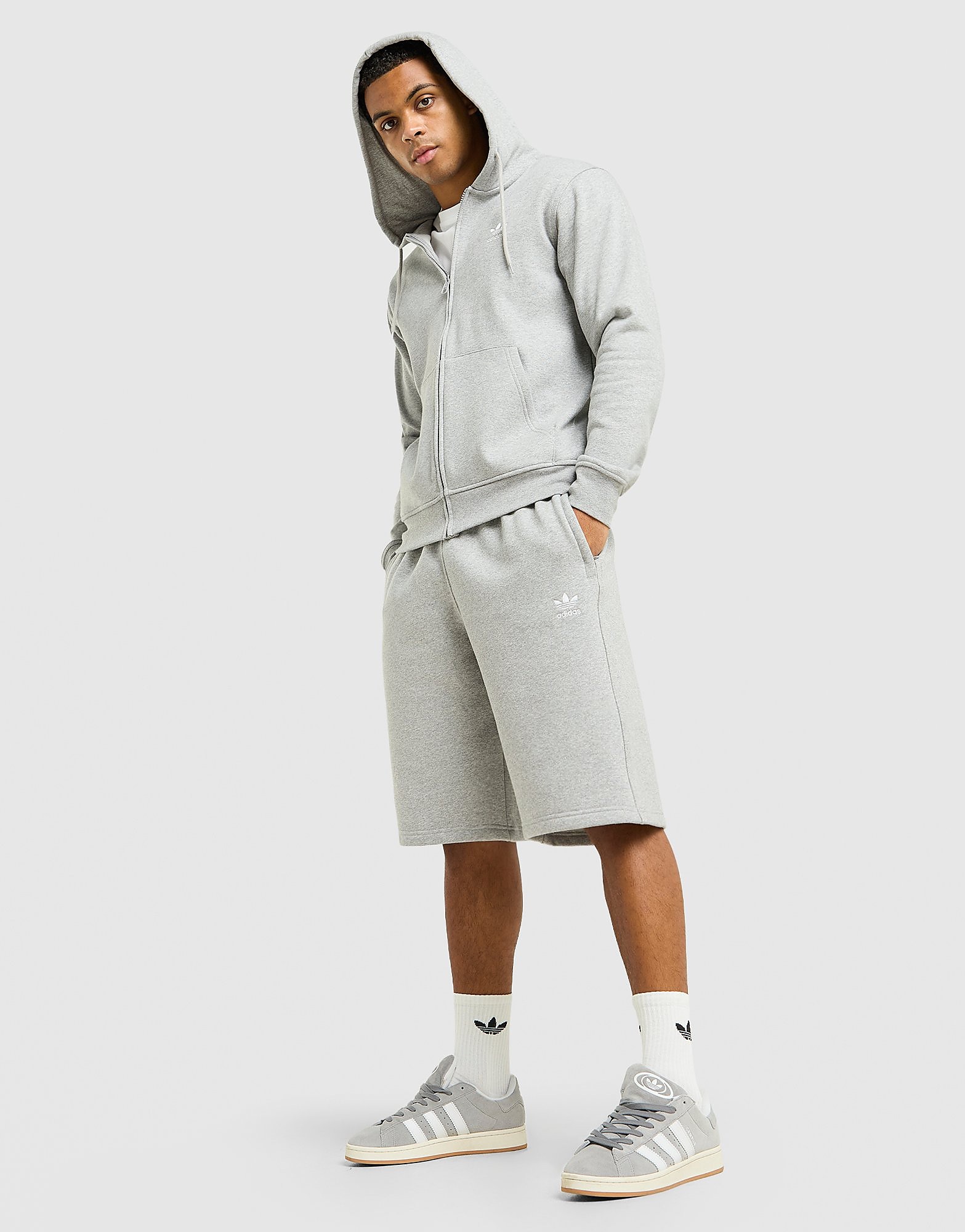 adidas Originals Trefoil Essential Long Shorts - vue 1
