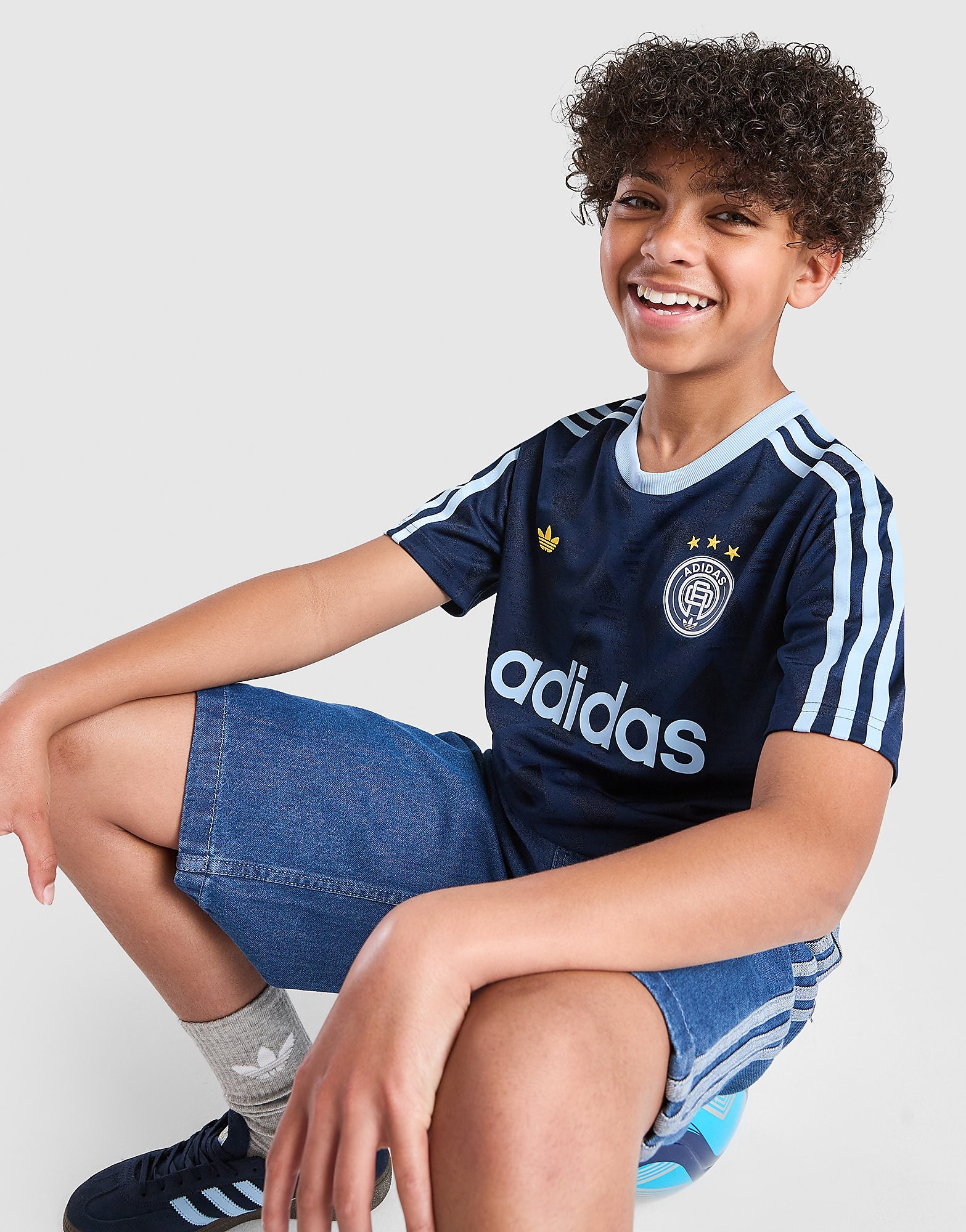Football T-Shirt Junior - Blu, blu blu Bambino taglia 13-14Y