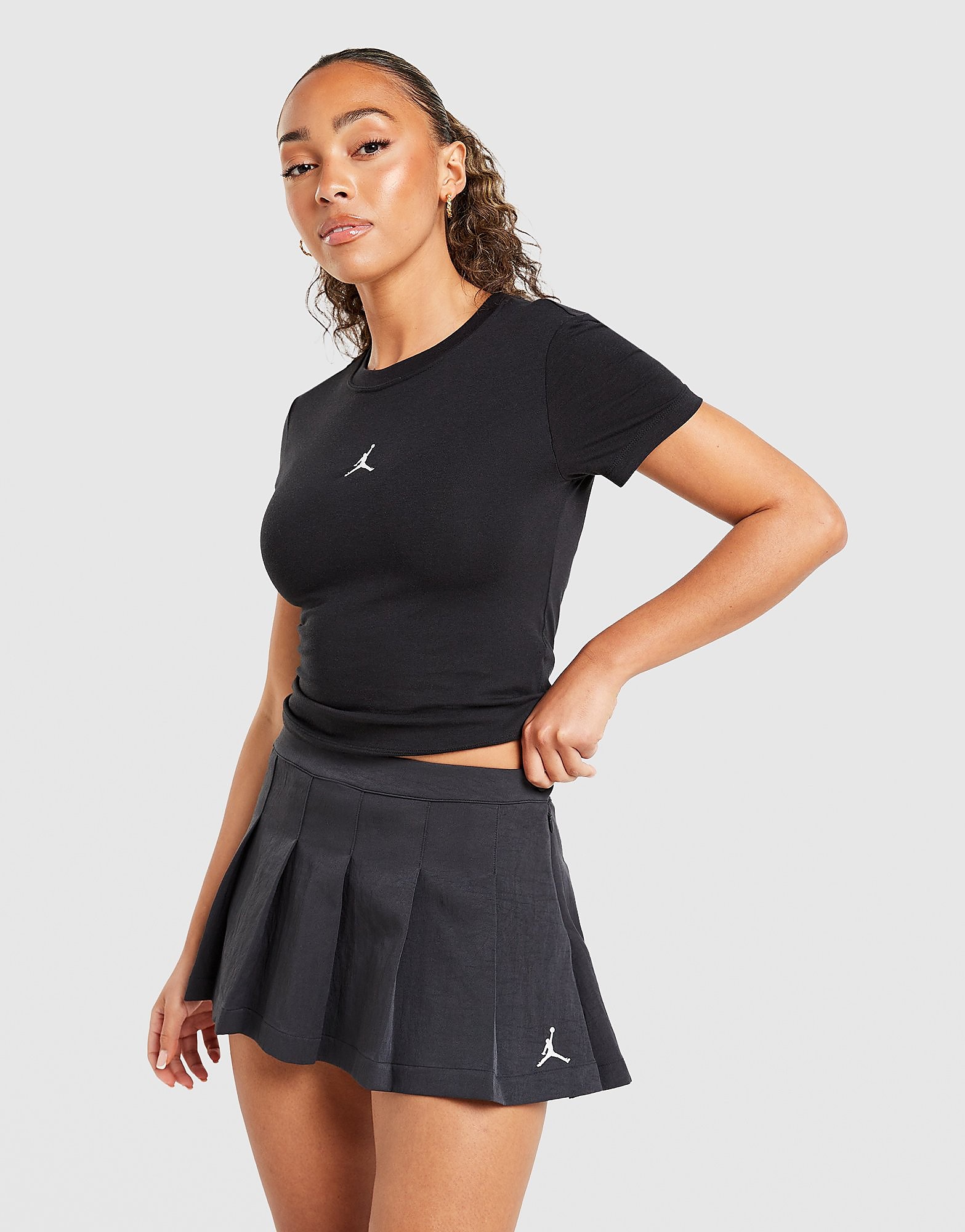 Brooklyn Pleated Skirt - Damen, Schwarz - female - Size: M