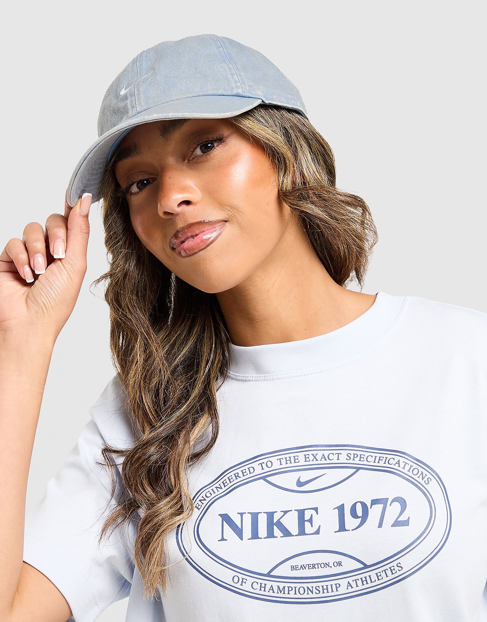 Club Denim Cap - Damen, Blau - female - Size: One Size