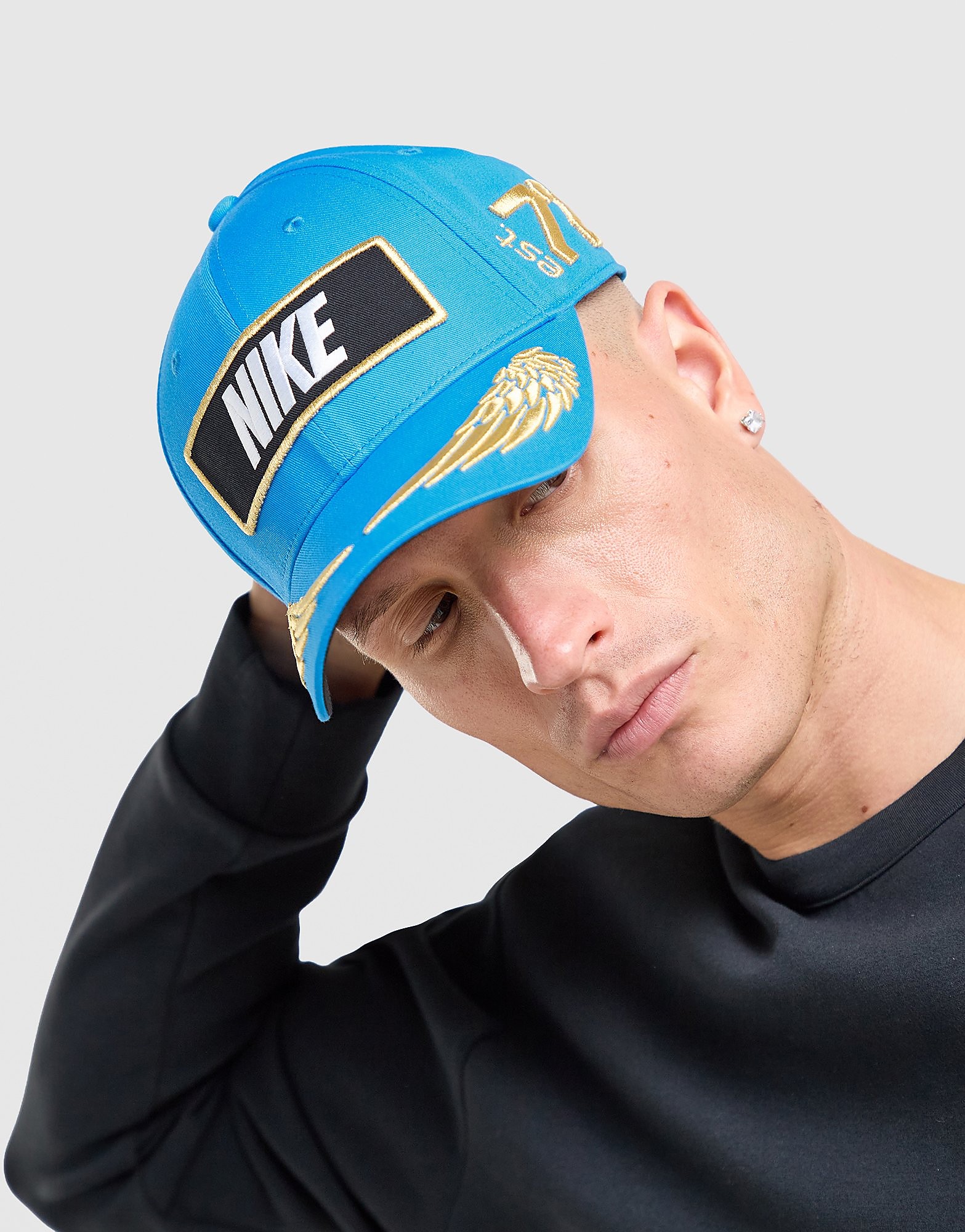 Womens Racing Cap - Blu, blu blu Uomo taglia