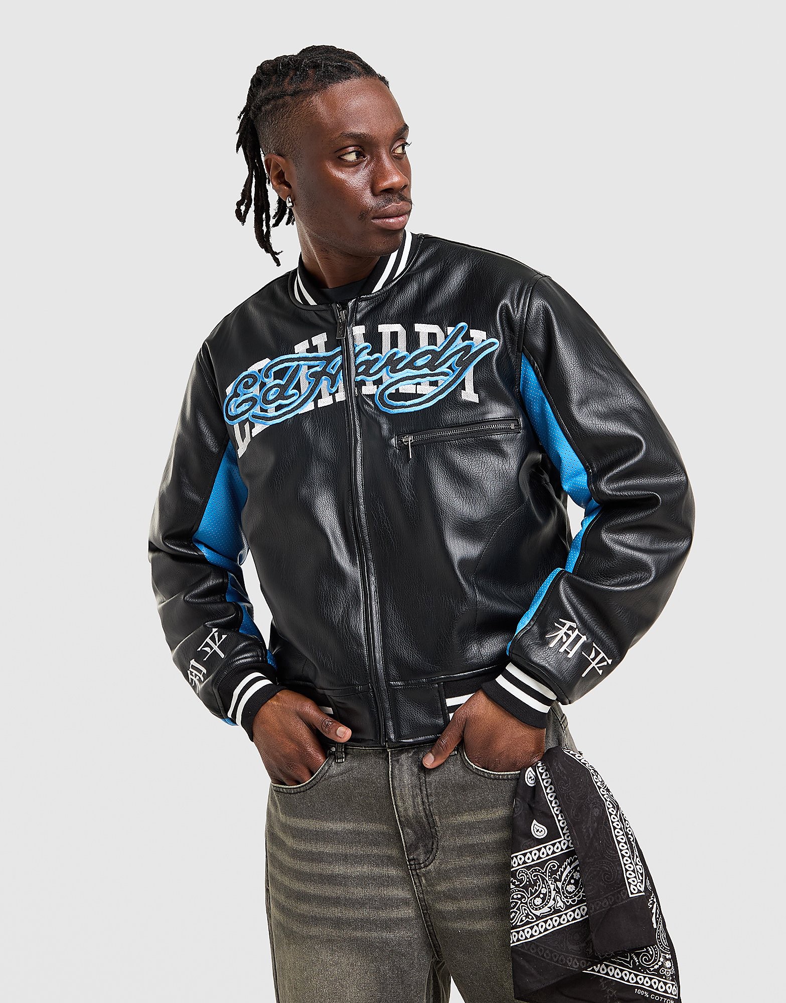 Ed Hardy 1971 Varsity Bomber Jacket
