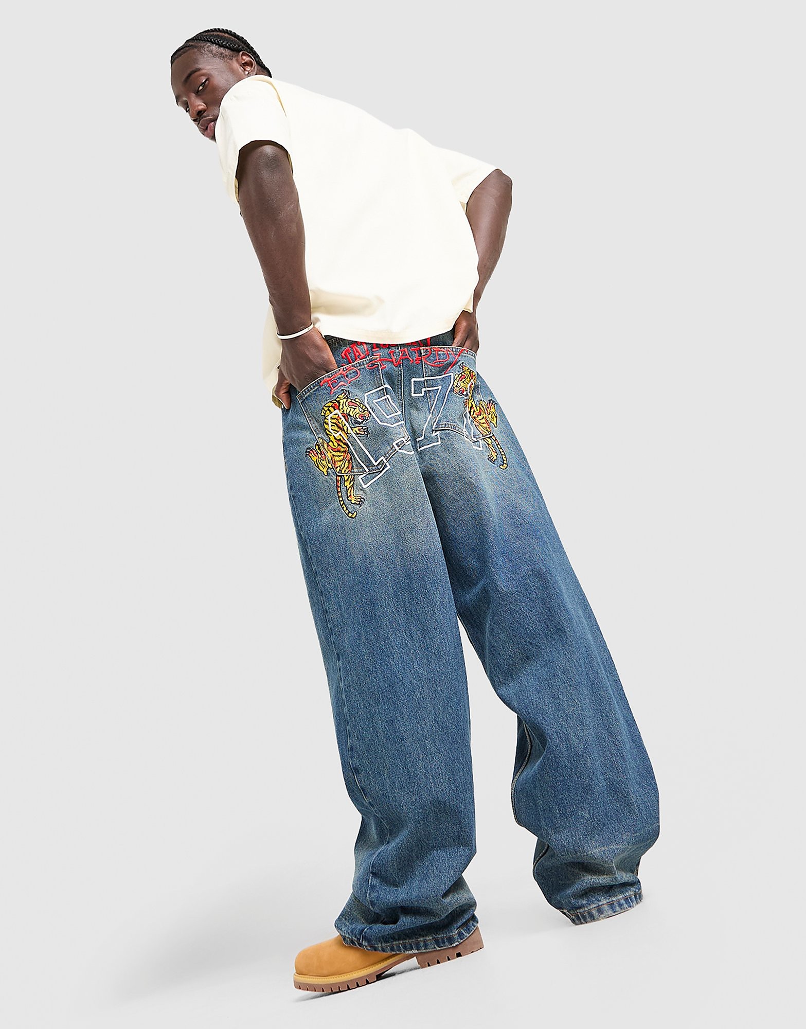 Ed Hardy 1971 Xtra Wide Fit Jeans - vue 1