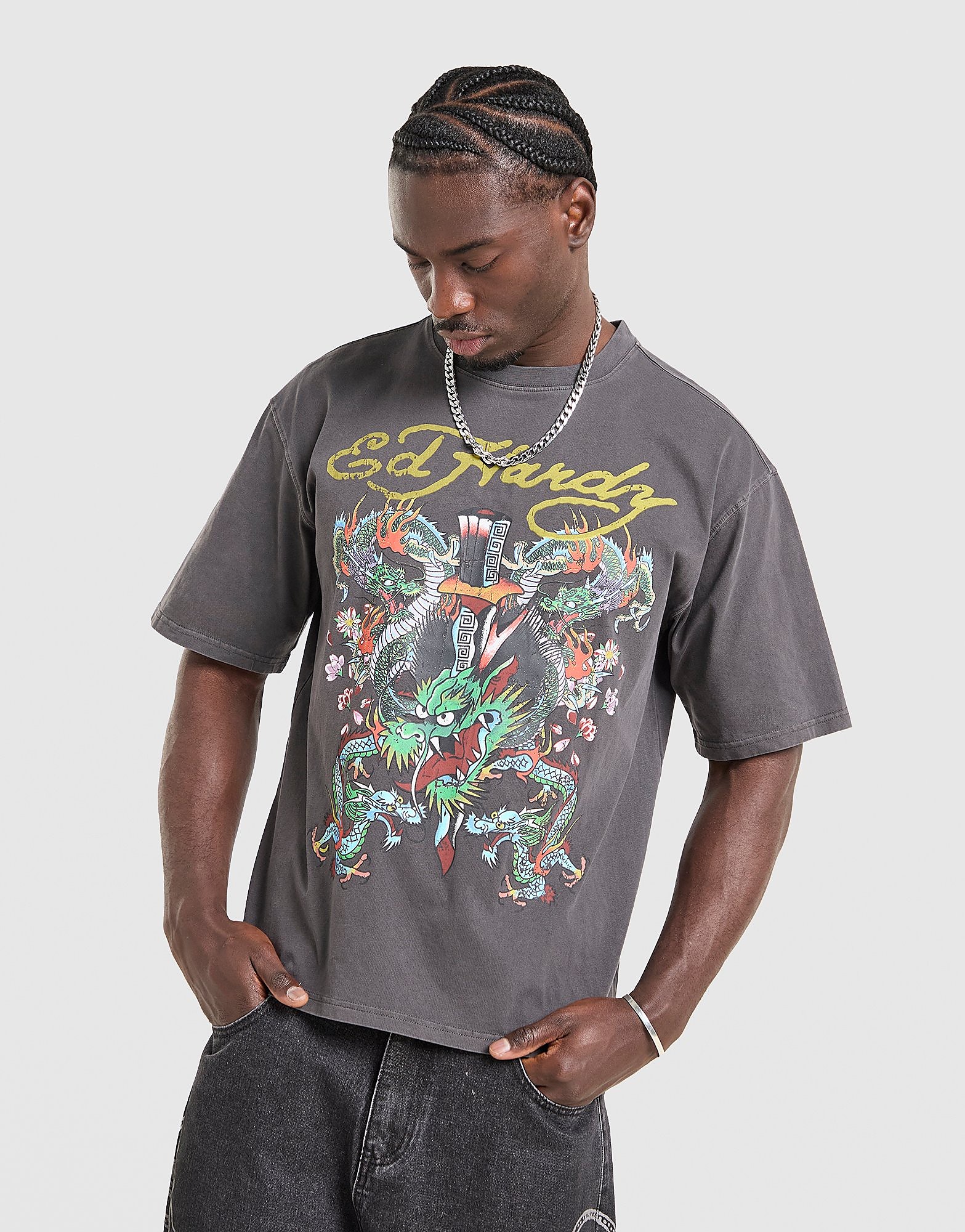 Ed Hardy Battle Drag T Shirt - vue 1