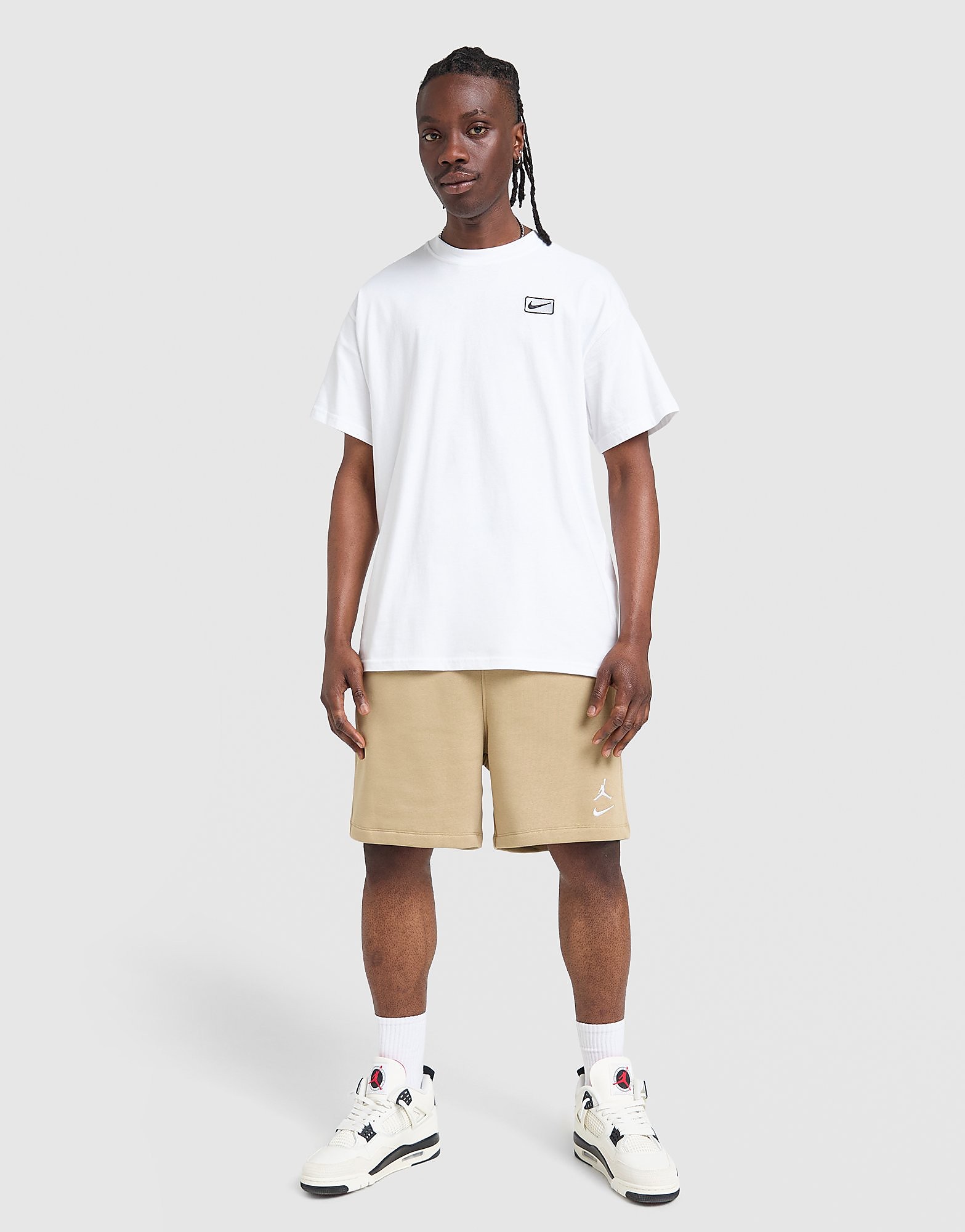 Jumpman Swoosh Shorts - Herren, Beige - male - Size: S