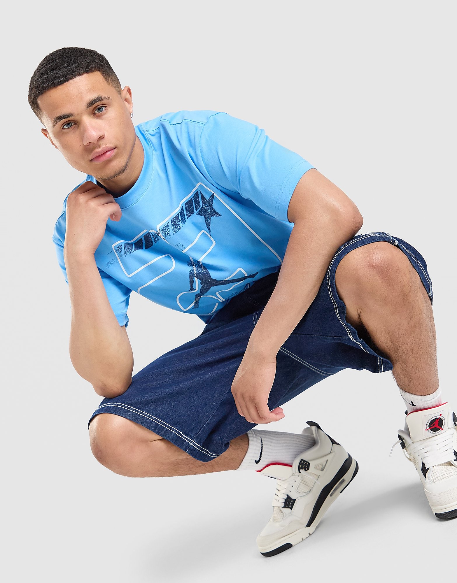 Star T-Shirt - Herren, Blau