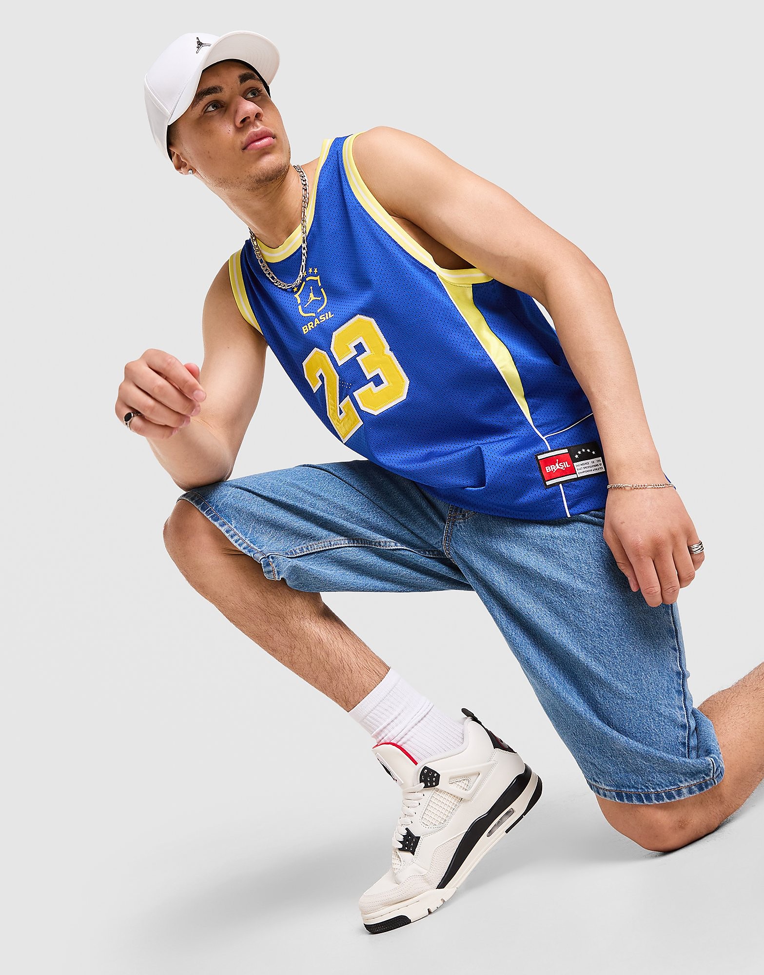 Jordan Brazil Jersey - Blue, Blue at JD Sports IE