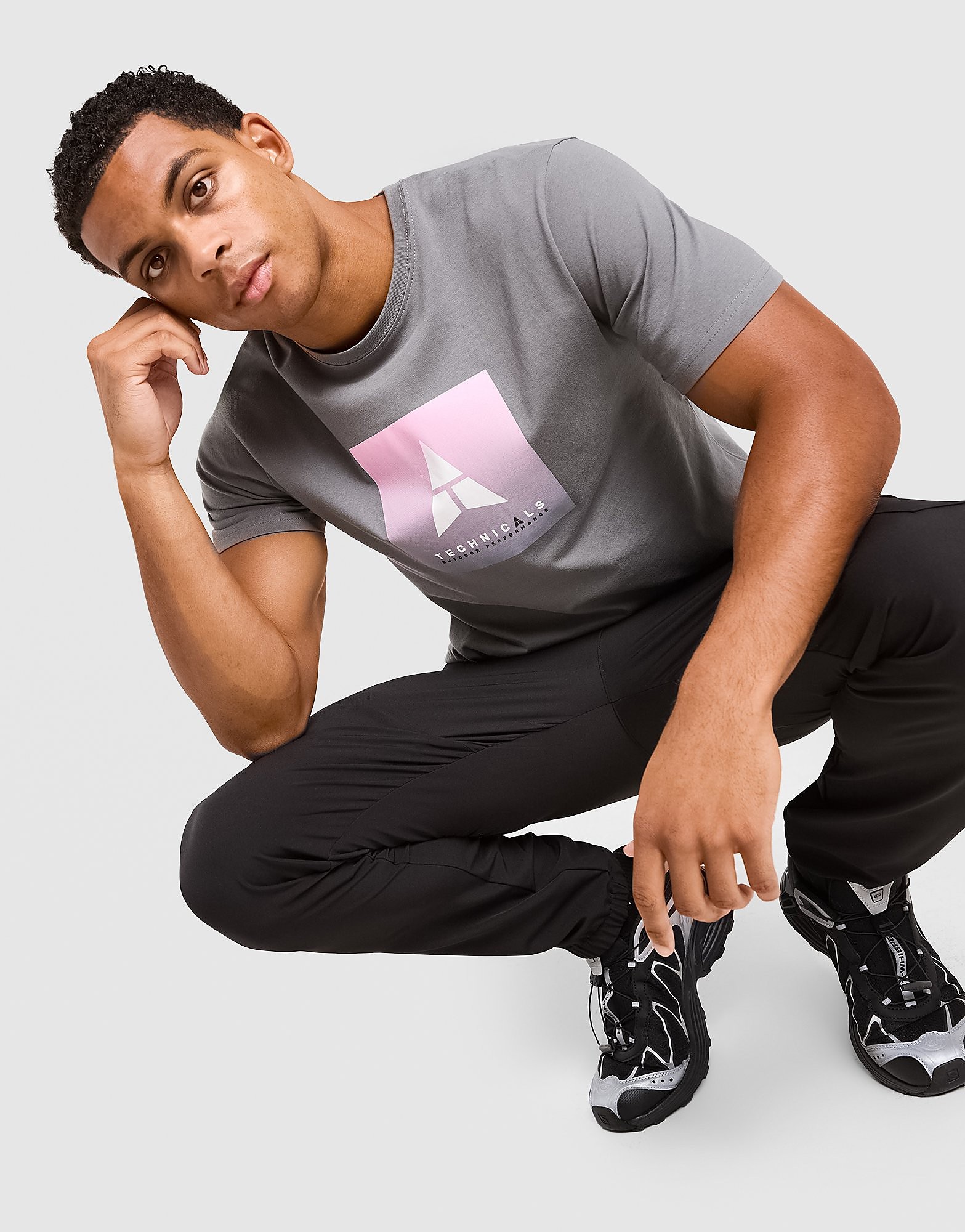 Lotus Box T-Shirt - Herren, Rosa - male - Size: XS