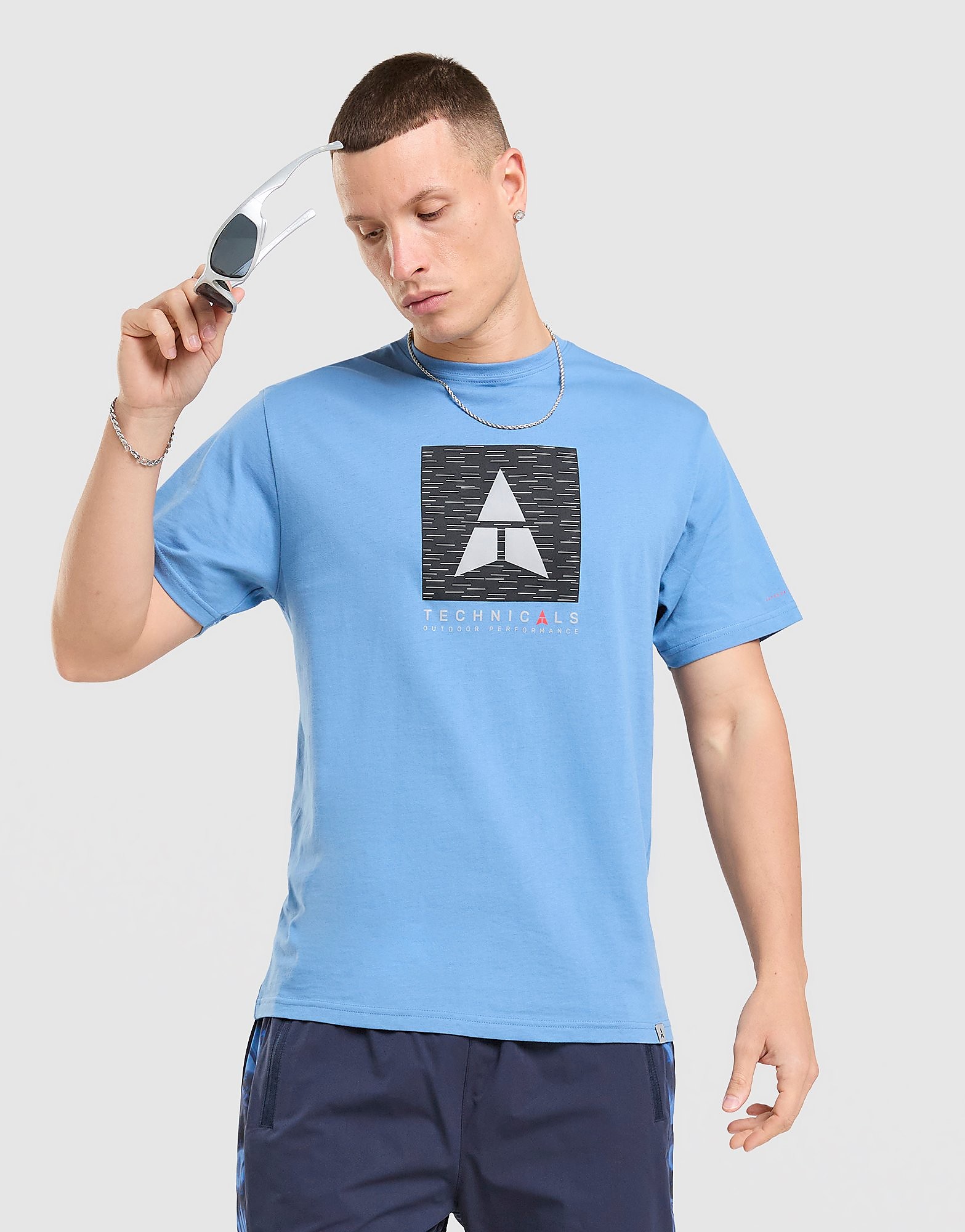 Hold T-Shirt - Herren, Blau - male - Size: XXL