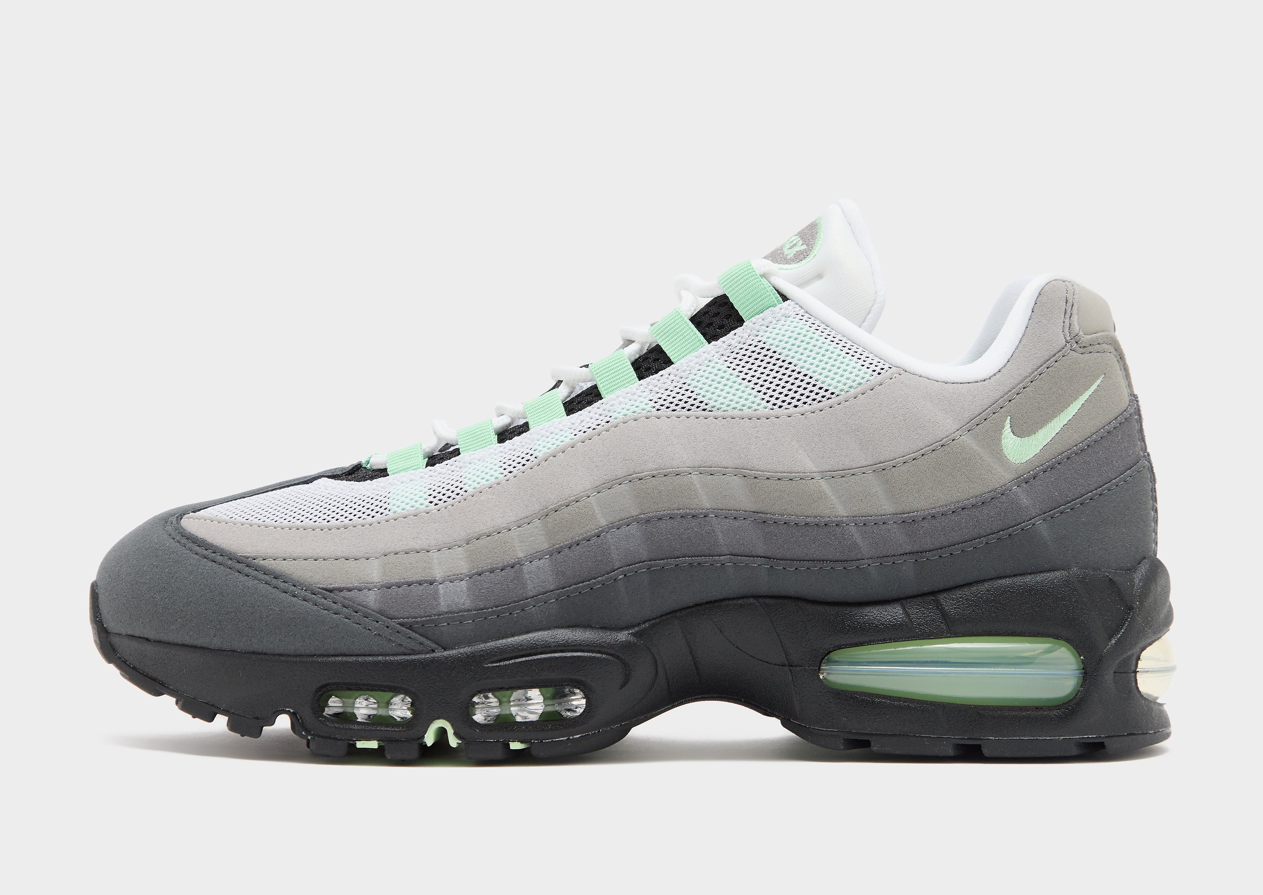Mens Air Max 95 'Fresh Mint' - Nero, nero nero Uomo taglia 45