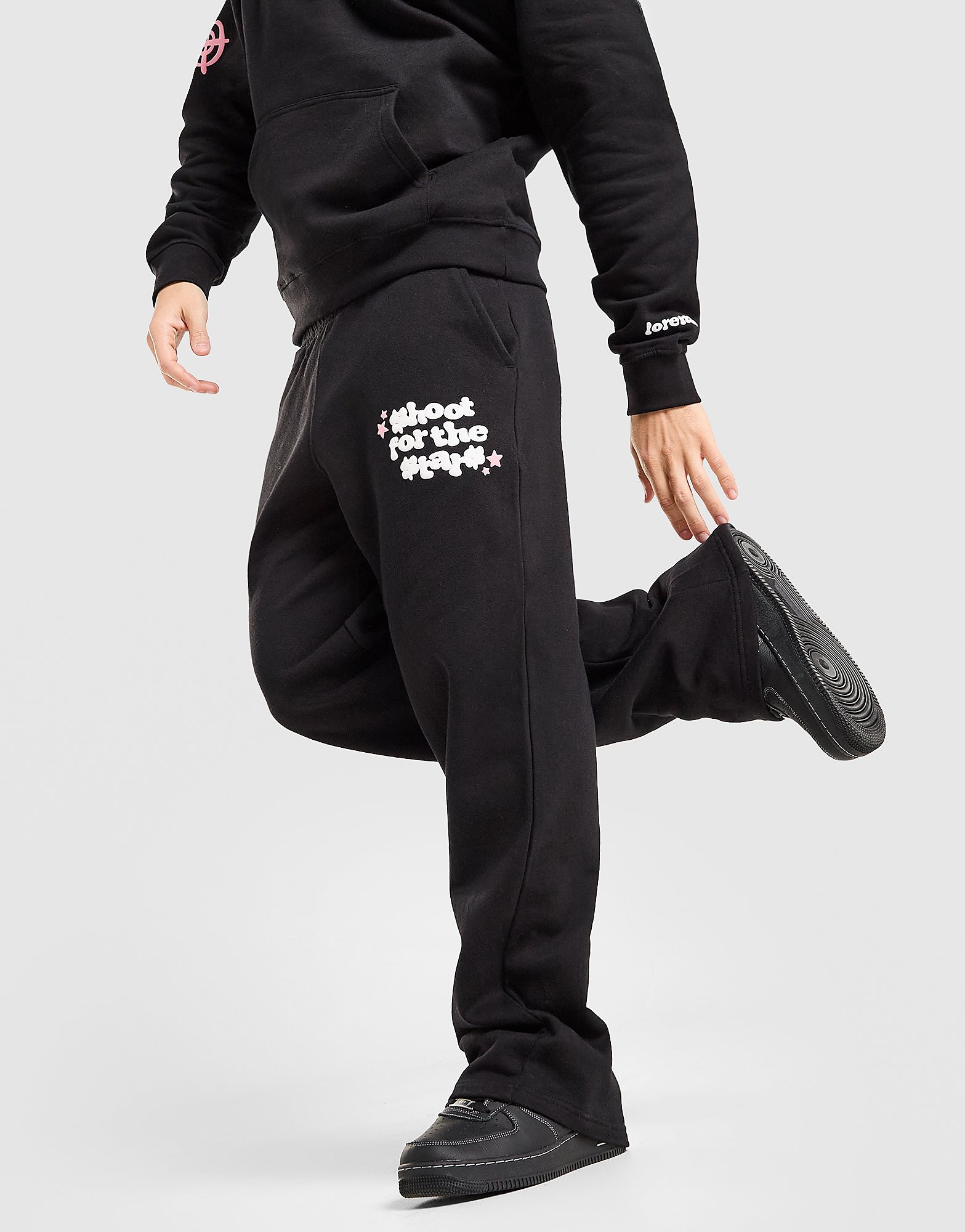 Lorenzo Pantaloni della tuta Stars, nero