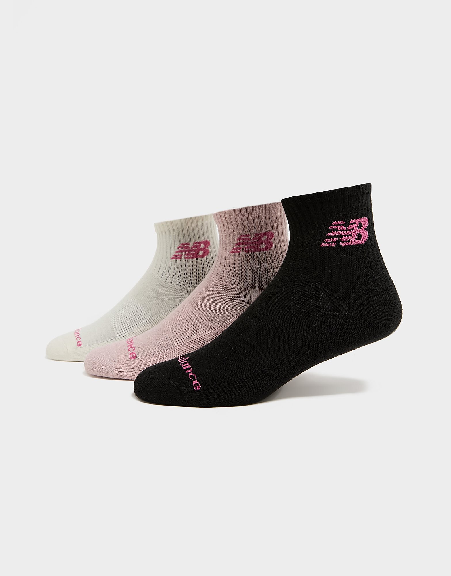 Pack Quarter Socks - Damen, Weiss - female - Size: 35 - 38
