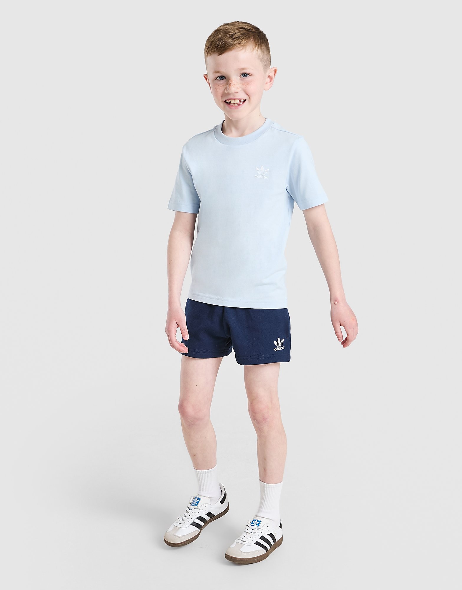 adidas Originals Trefoil Essential T ShirtShorts Set Children