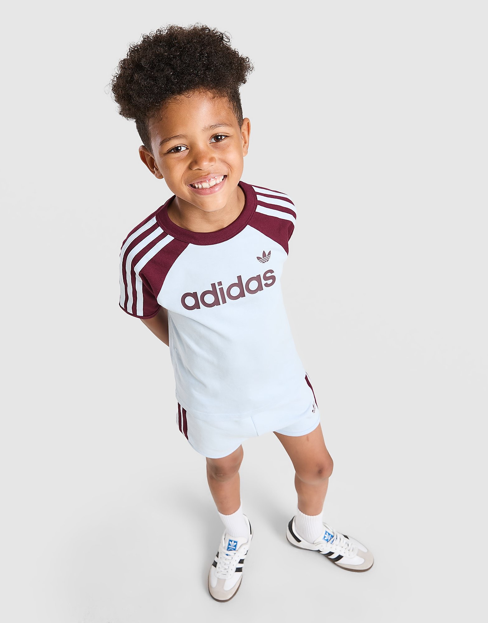 Football T-Shirt/Sprinter Shorts Set Children - Blu, blu blu Bambino taglia 3-4Y