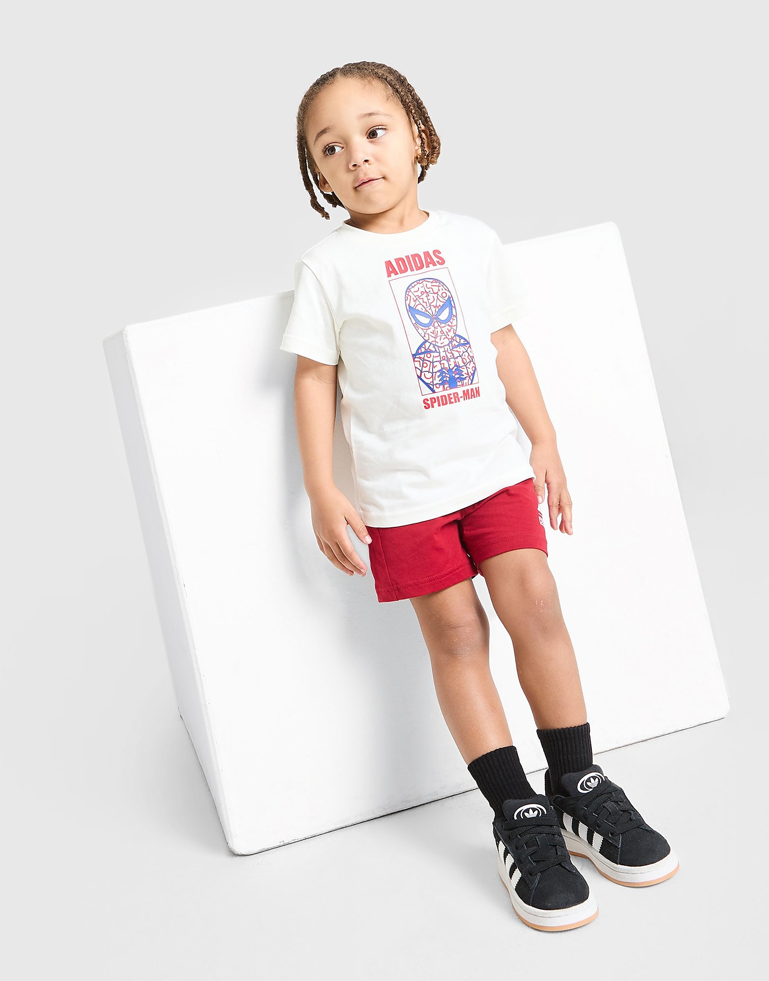 adidas ENSEMBLE T SHIRT ADIDAS MARVEL SPIDER MAN - vue 1