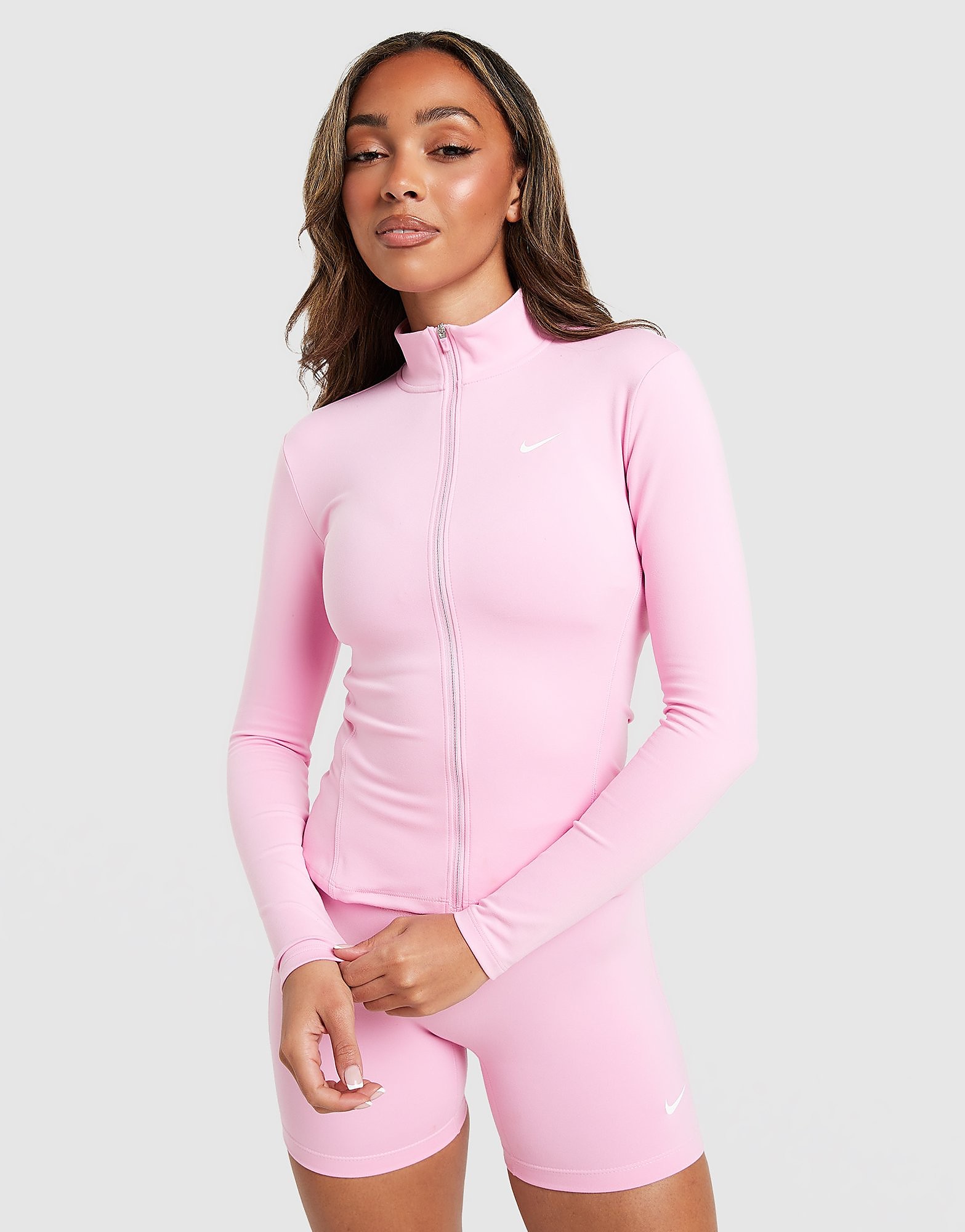 Womens Giacca Full Zip Training One - Rosa, rosa rosa Donna taglia XS