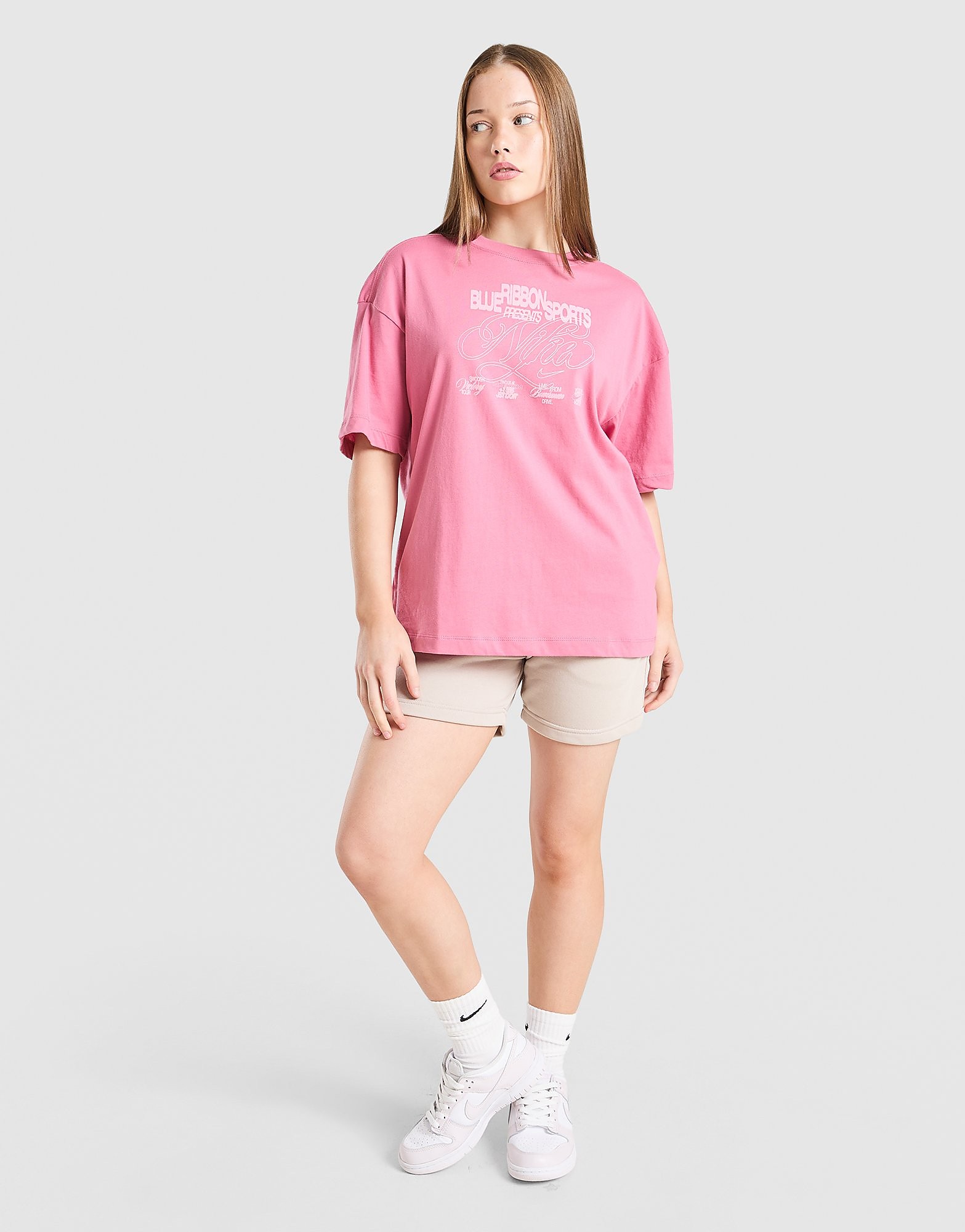 Nike Short bicolore Junior Crème Crème - vue 1