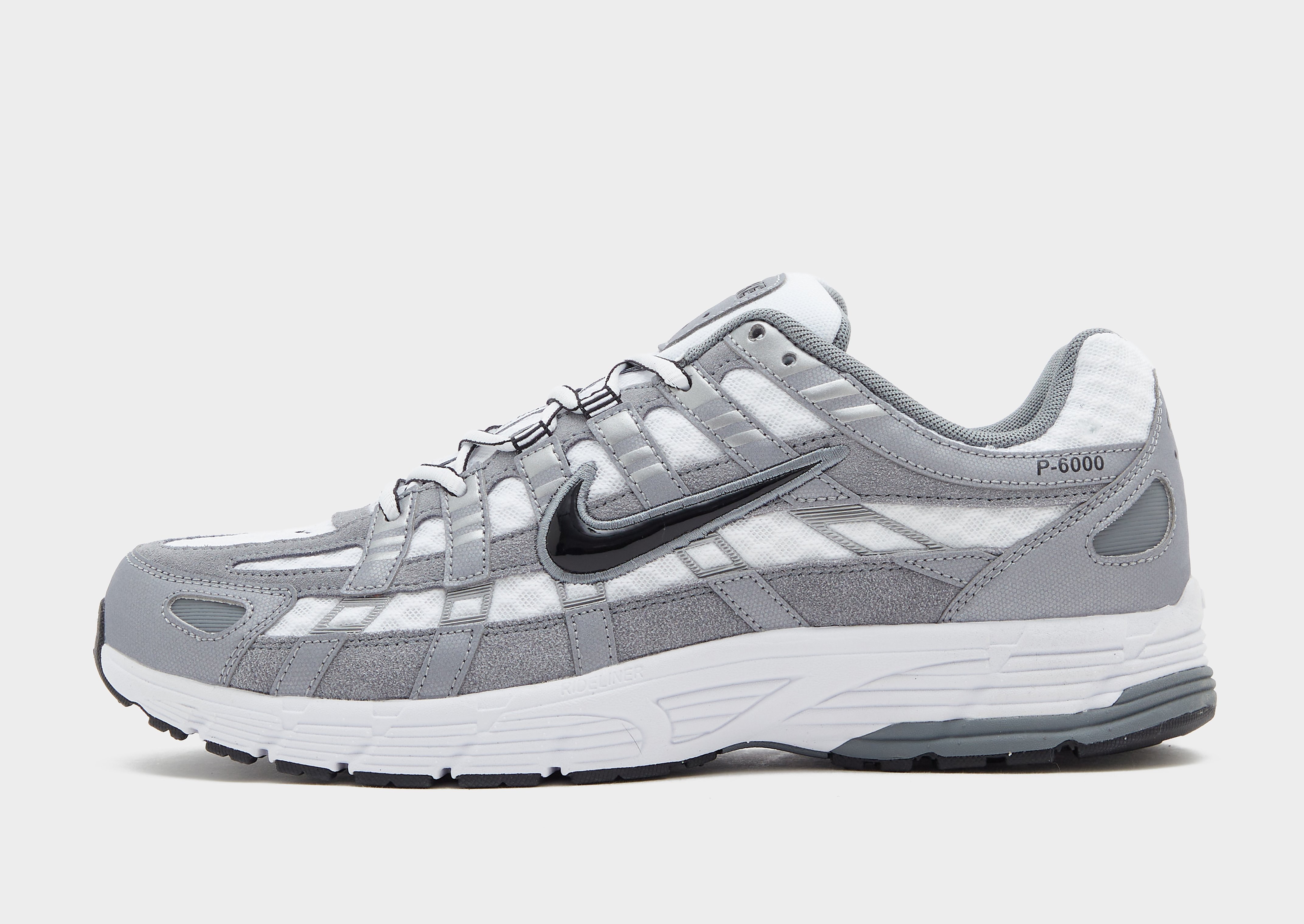Nike P-6000 herensneaker grijs, zwart en wit