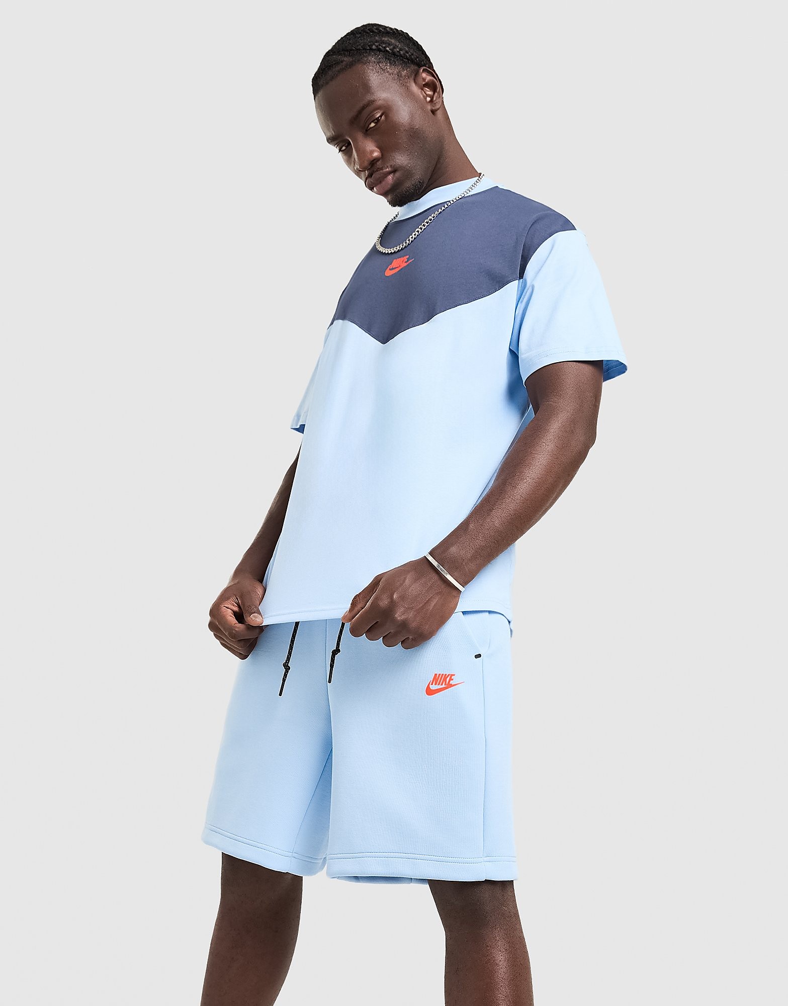 Nike Maglia Tech Mix, Blu